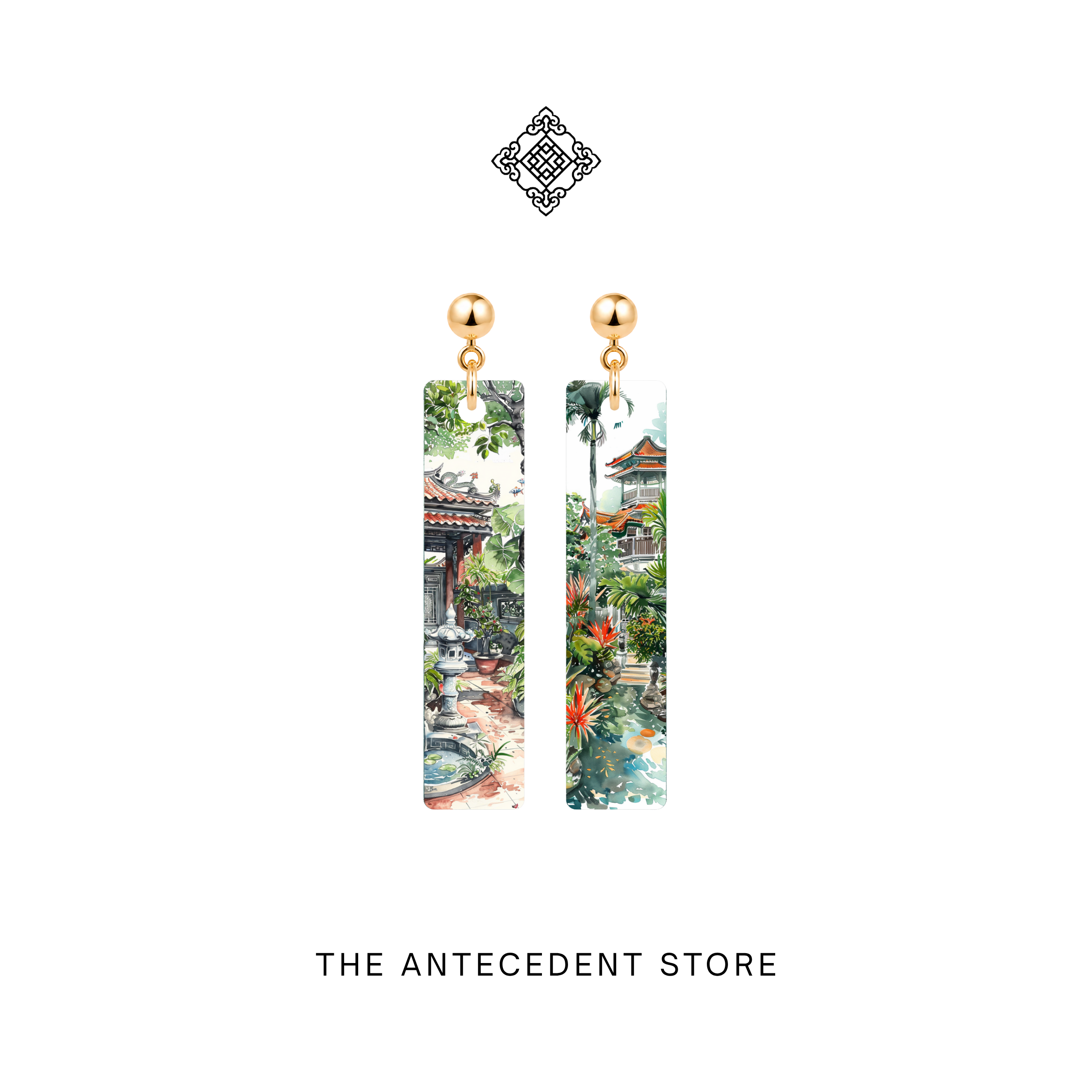 THE ANTECEDENT STORE | Singapore Garden Earrings
