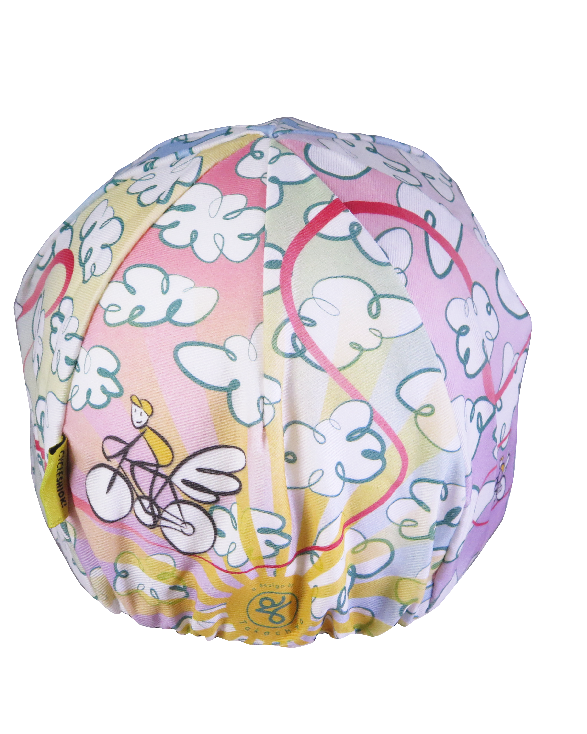 A DESIGN BY TAKACHYA | Cycling Cap - Flying Unicorn Psychedelic