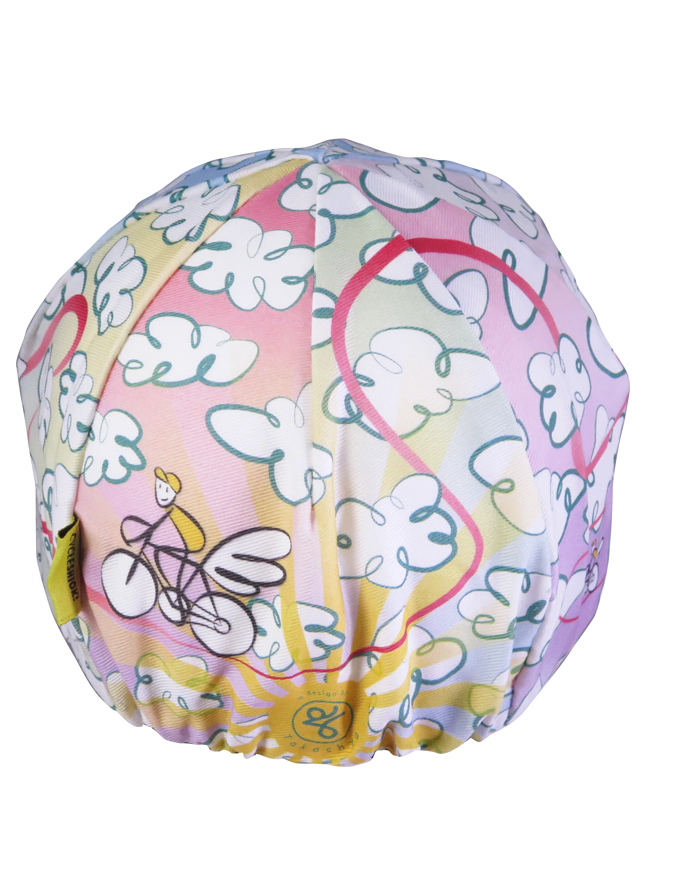 A DESIGN BY TAKACHYA | Cycling Cap - Flying Unicorn Psychedelic