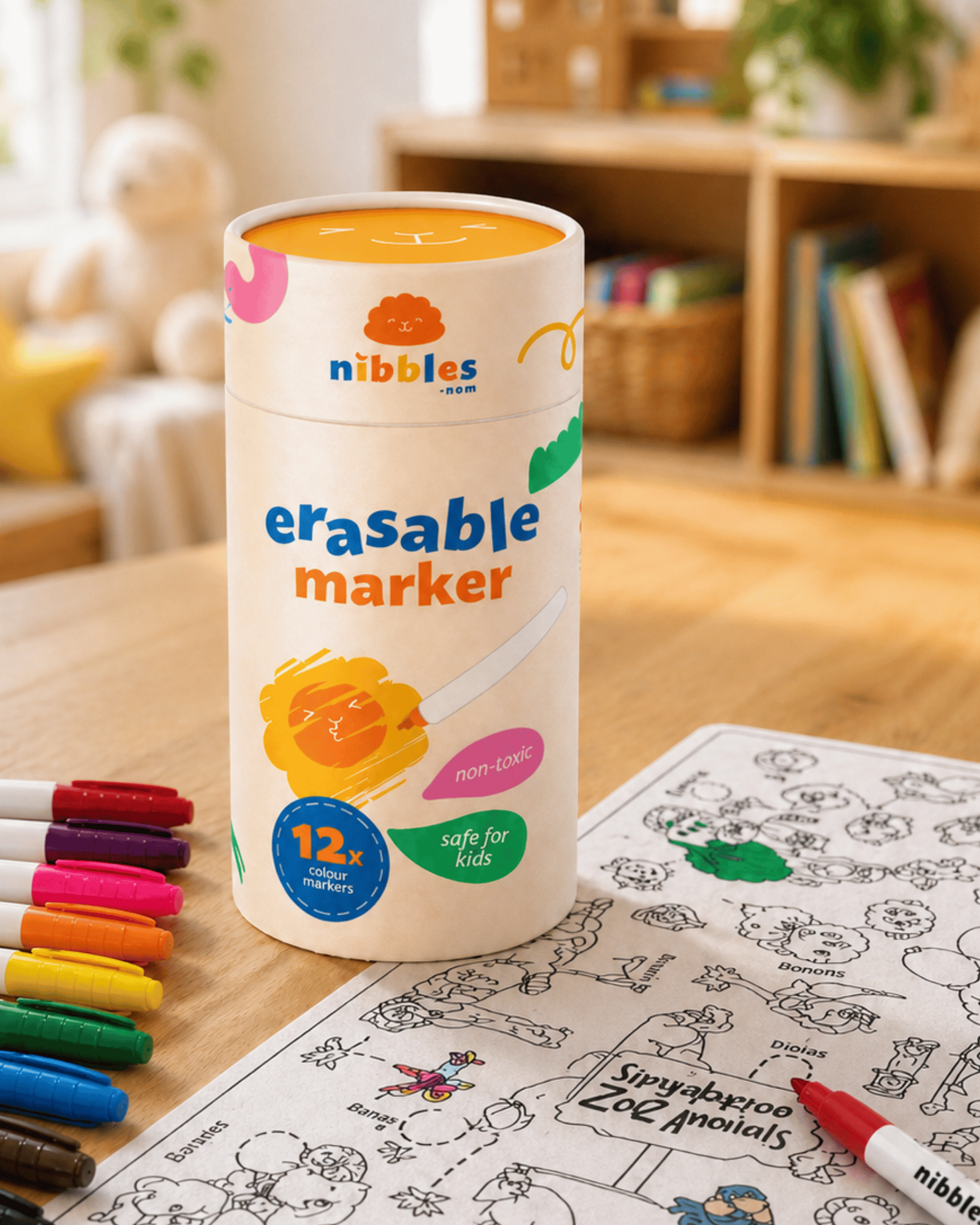 NOM | Nibbles by Nom Marker (For Silicone Colouring Mat)