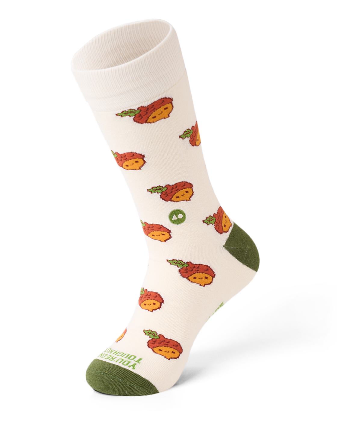 TALKING TOES | Tough Acorn Sock | Cream