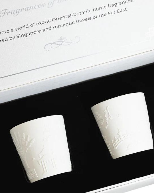 TEMPLE CANDLES | Christmas Chinoiserie Candle Duo Gift Box