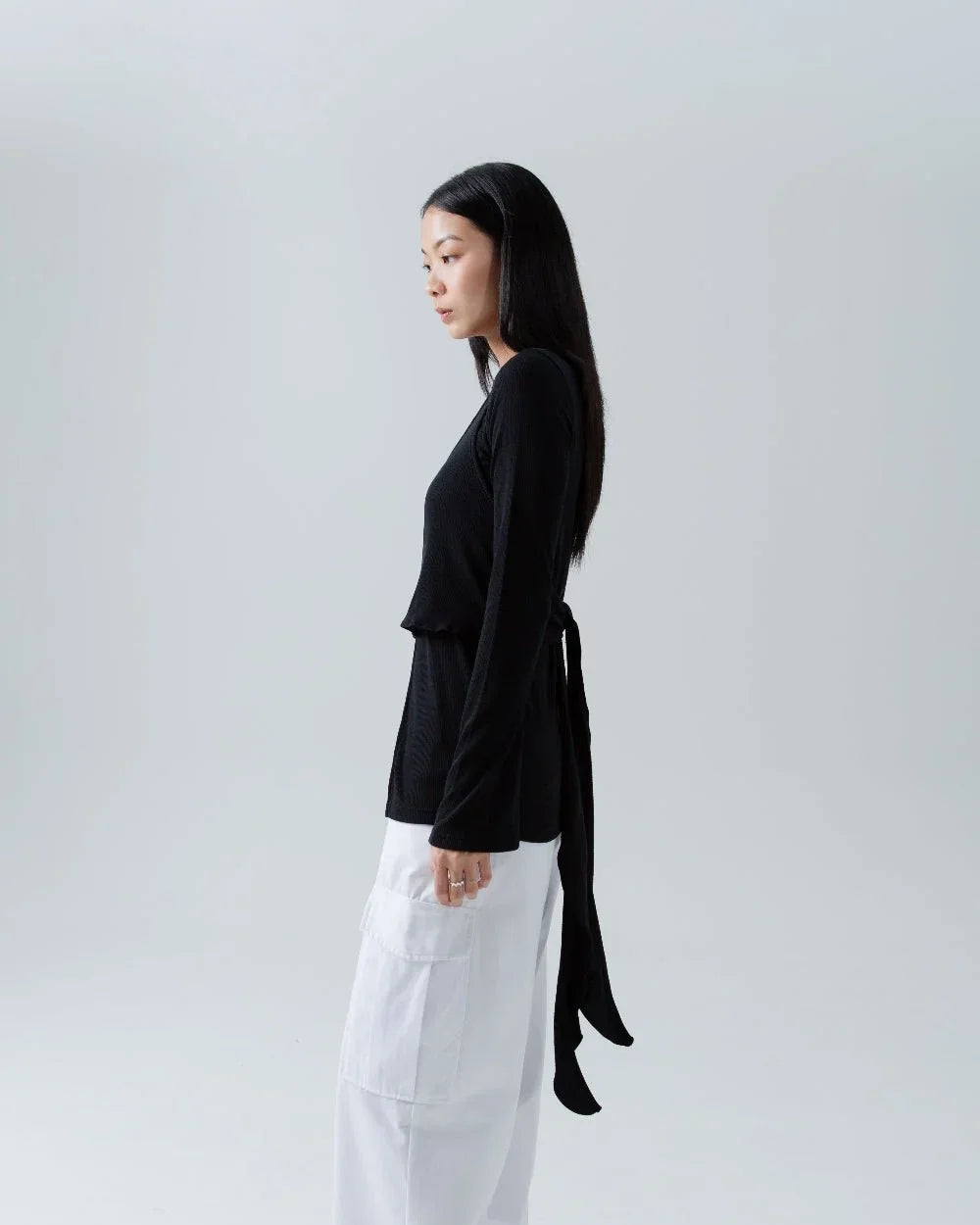 SAERO COLLECTIVE | Split Layer Top | Black