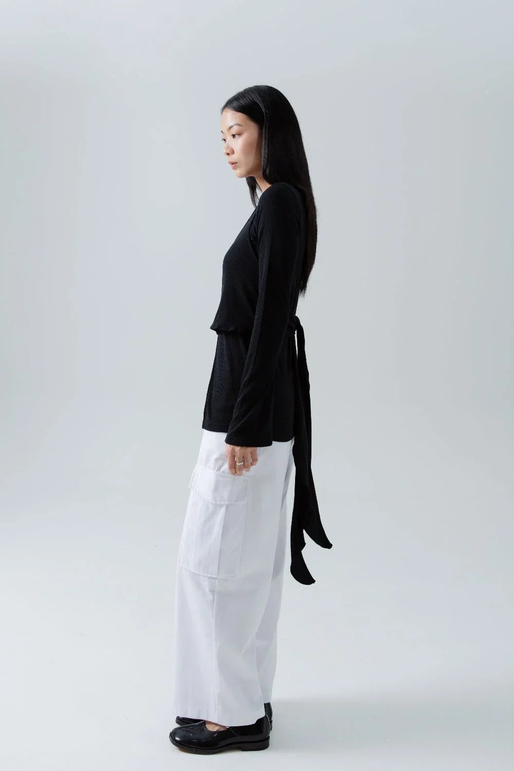 SAERO COLLECTIVE | Split Layer Top | Black
