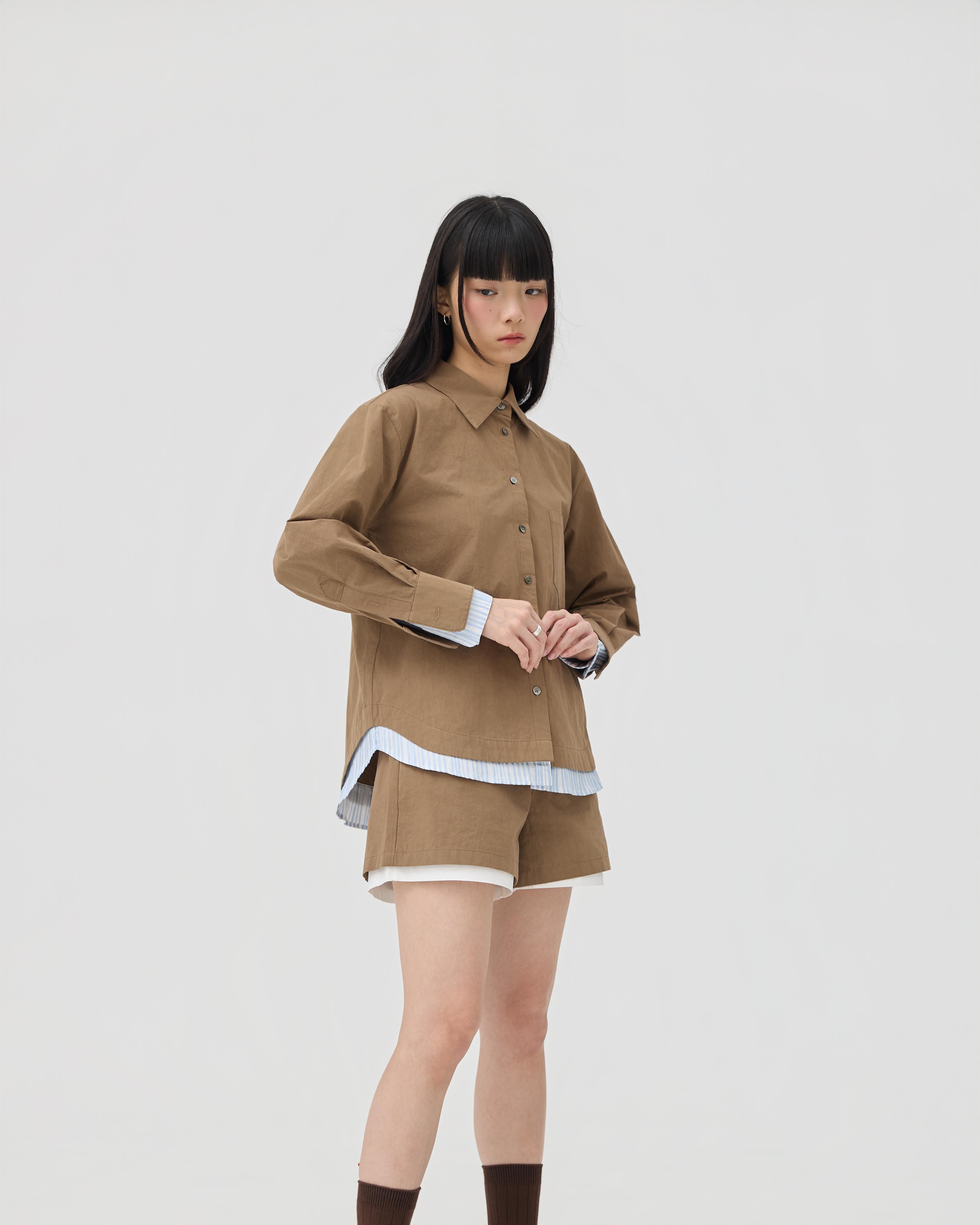 3EIGHTH | Kasane Shirt In Sandstone