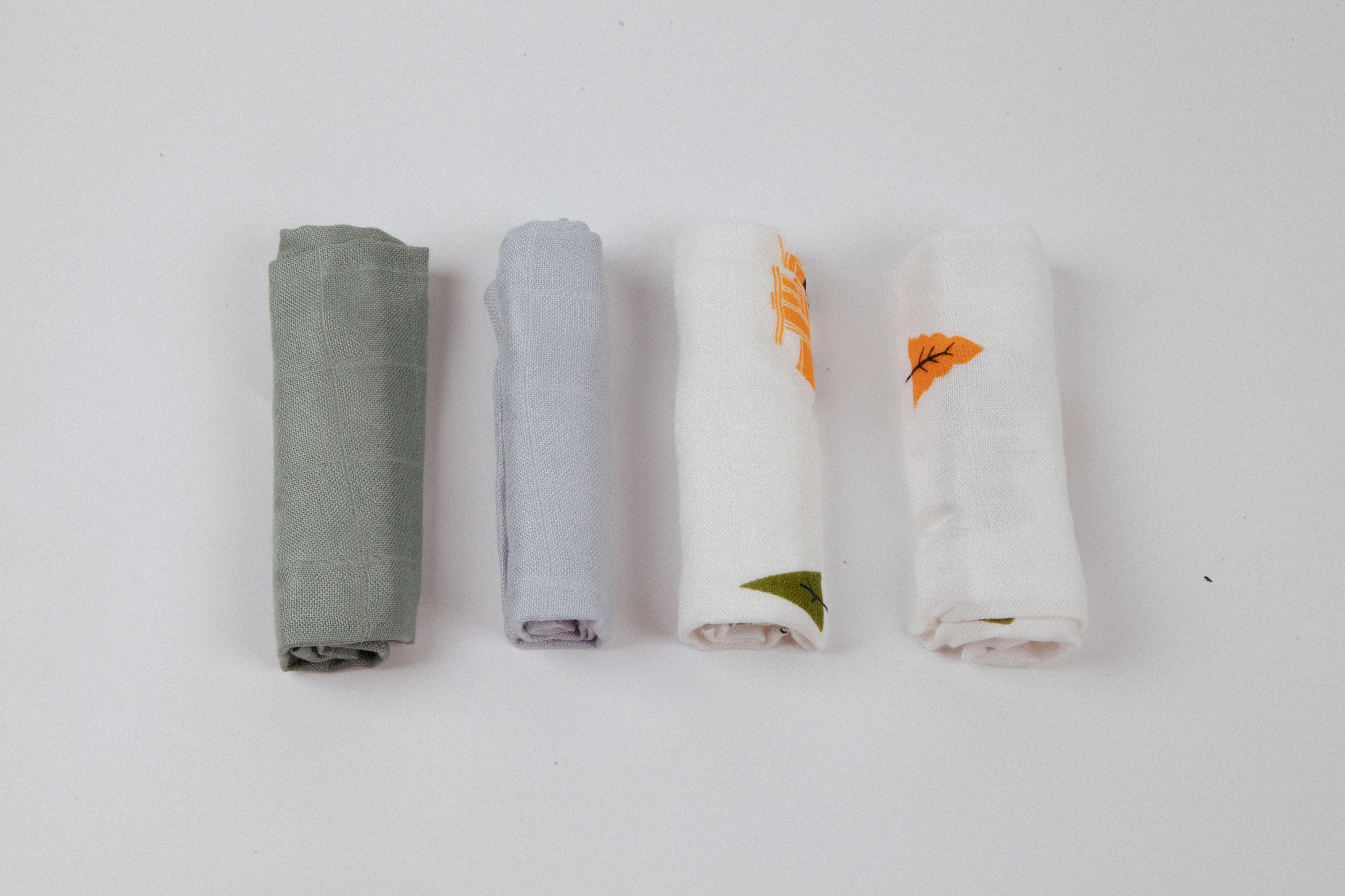 LITTLE REI | LRE Bamboo Wash Cloth 4pc