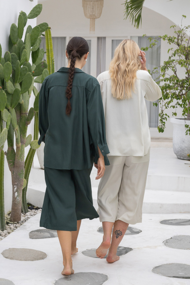 OLIVE BASICS | Delilah Expandable TENCEL™ Culottes
