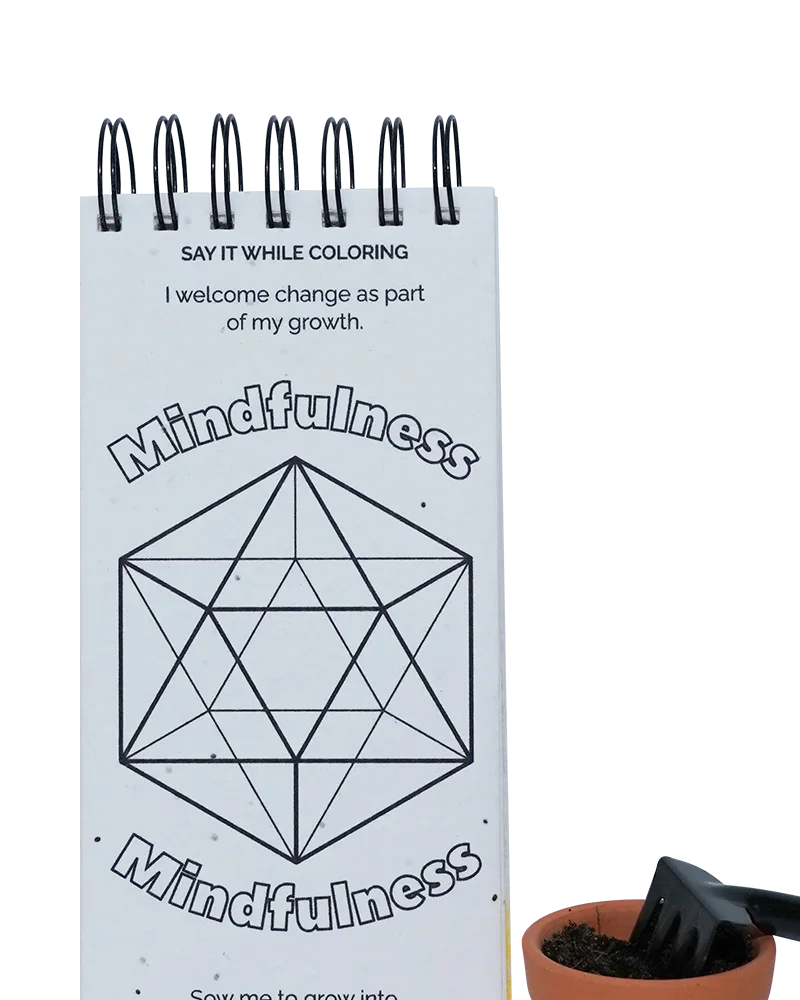 PURPLE & PURE | Sacred Geometry Planatable Colouring Book