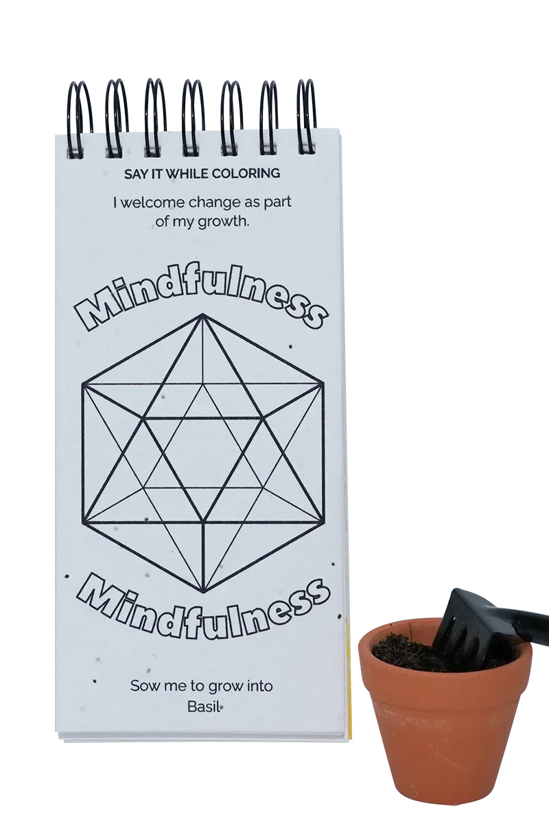 PURPLE & PURE | Sacred Geometry Planatable Colouring Book