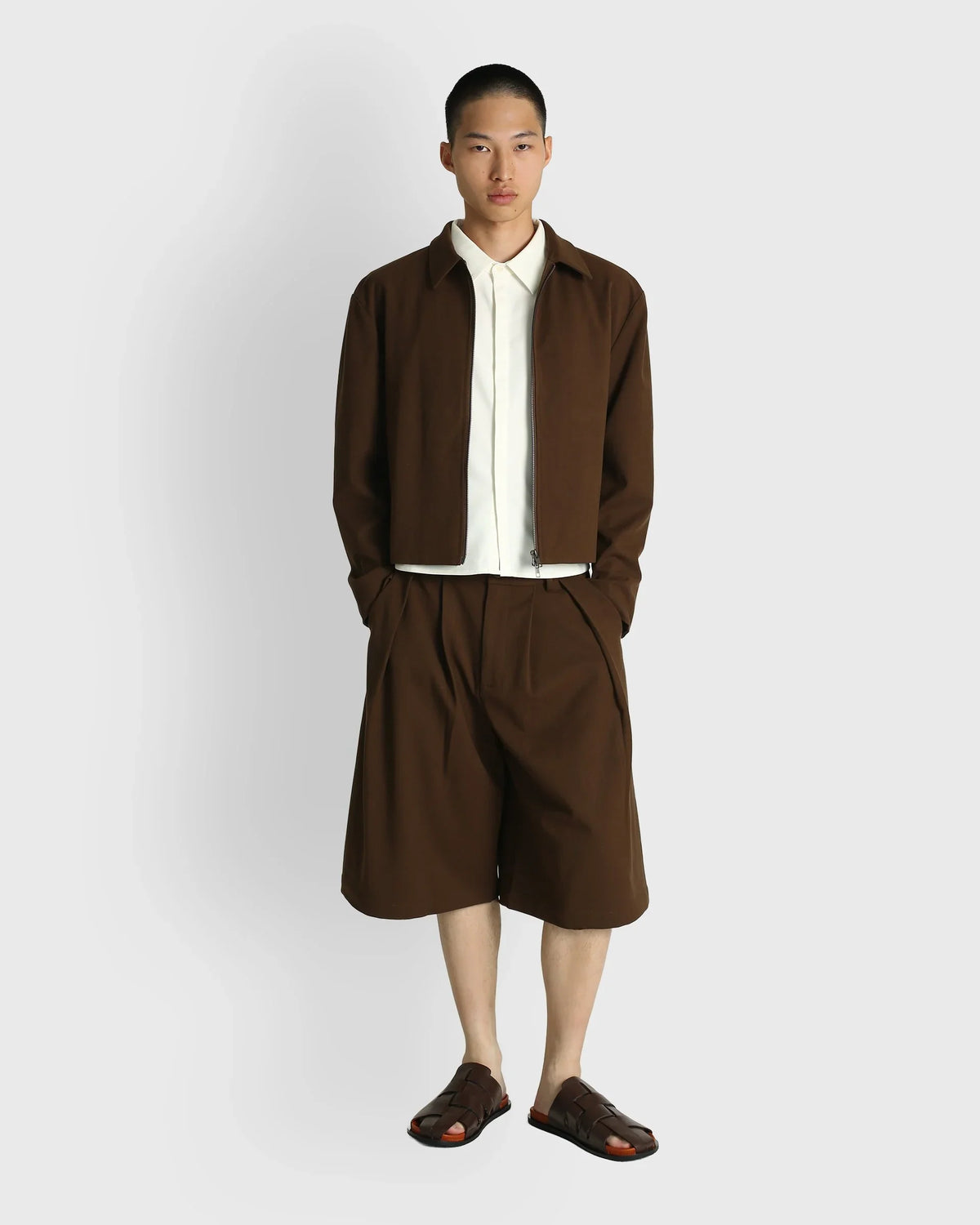 RYMH STUDIO | Cropped Shirt Jacket 003