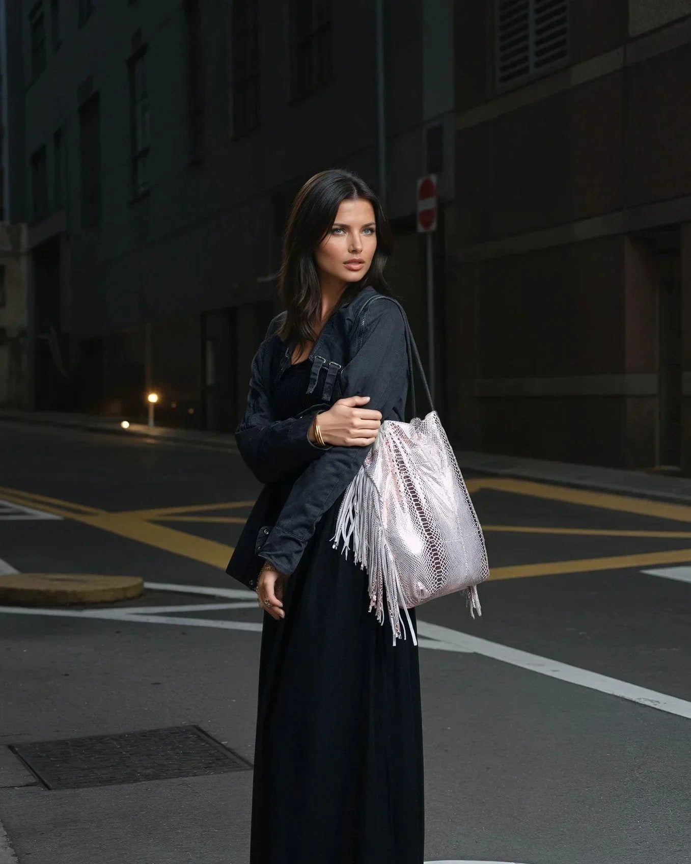 DESTI SAINT | Tassel Shopper - Rose Gold