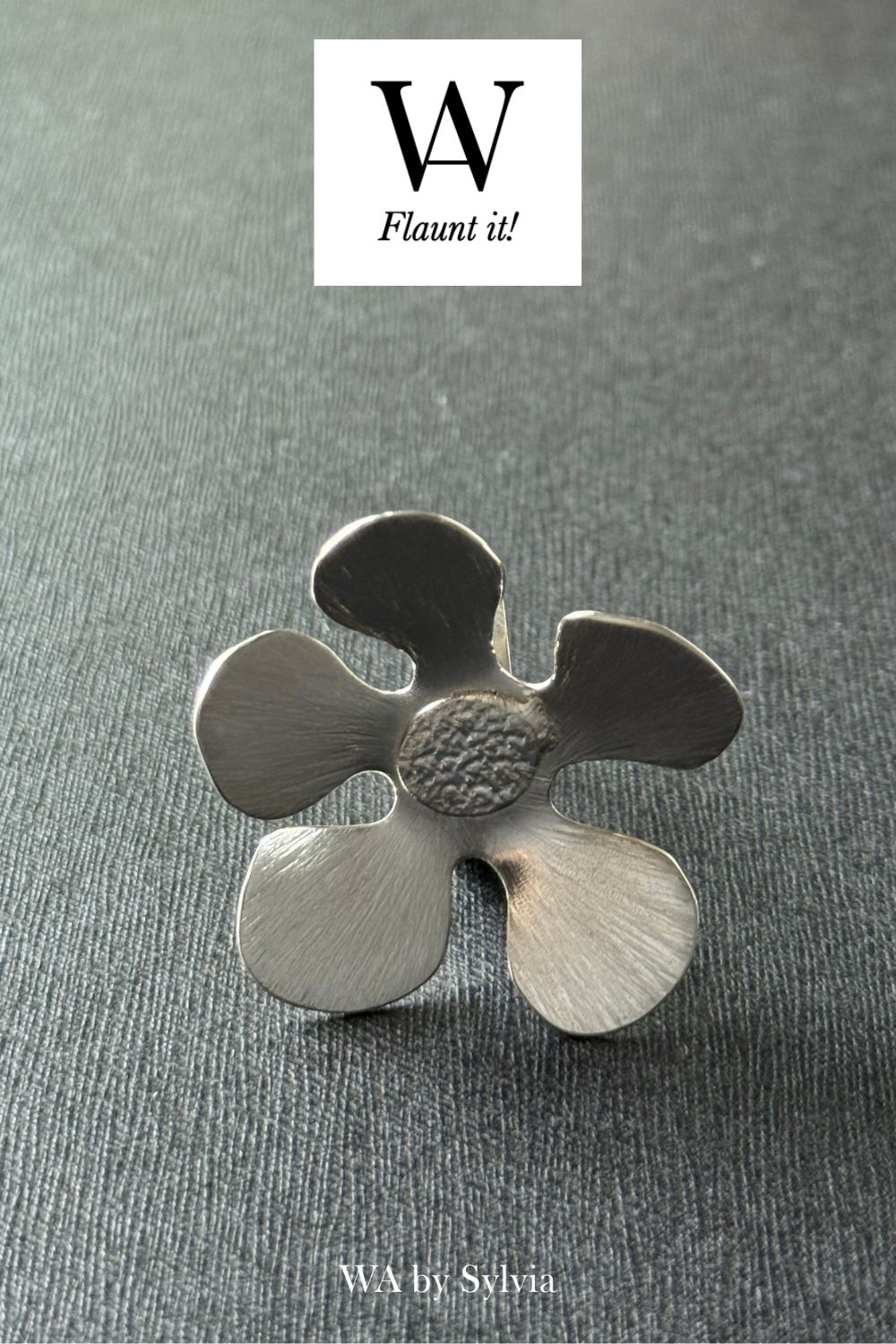 CREATIVE JEWELLERY STUDIO | Periwinkle Silver Ring by WA by Sylvia