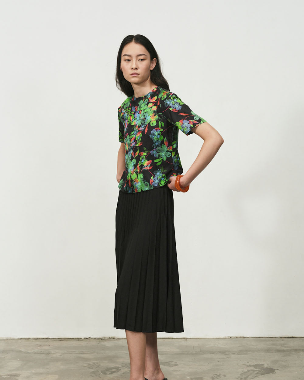GIN LEE STUDIO | Silk Bloom Top