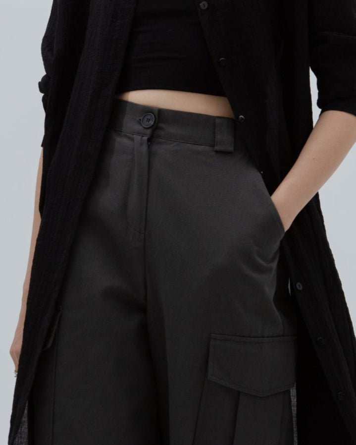 SAERO COLLECTIVE | Nongsa Cargo Pants | Gauntlet Grey