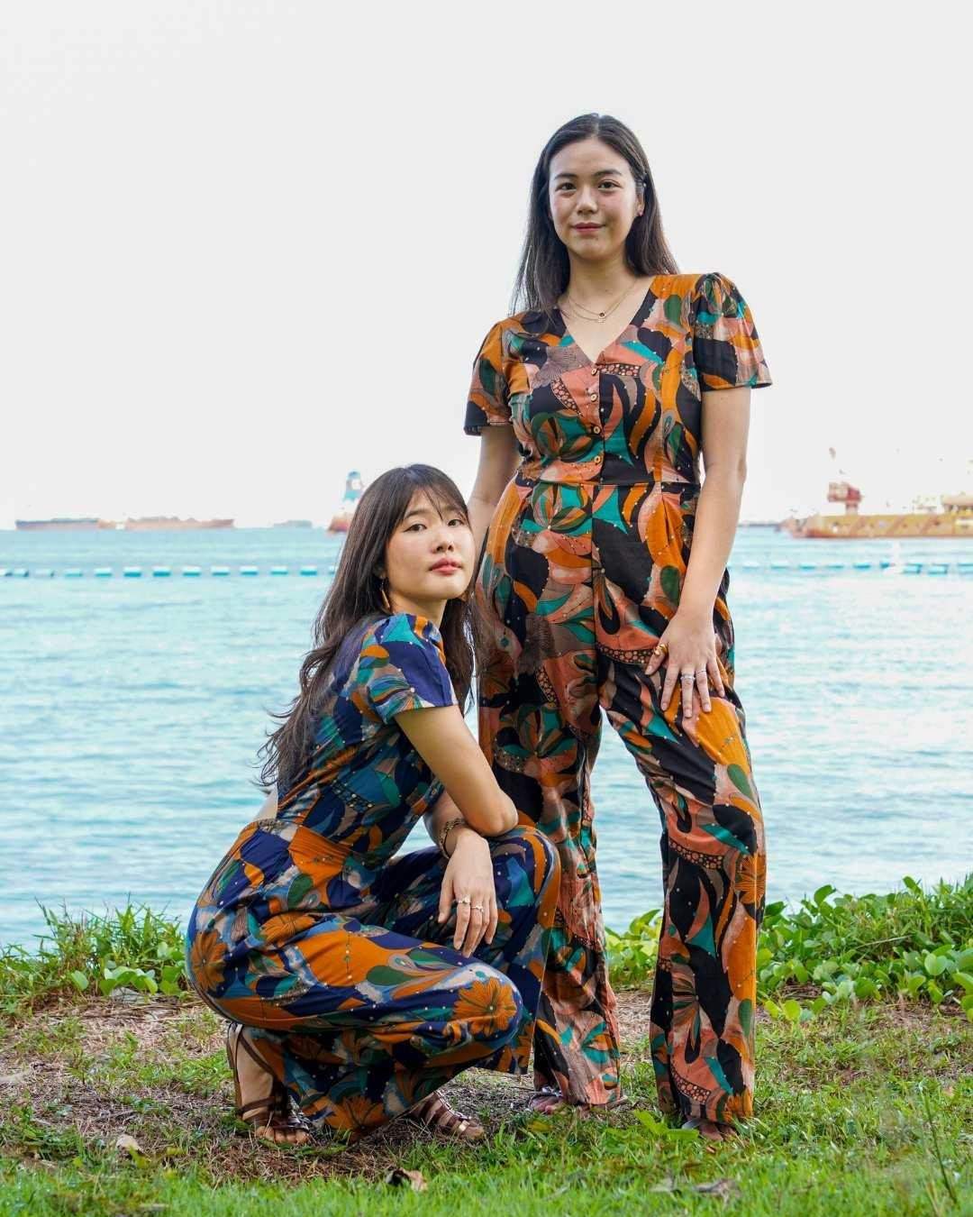 NIMBU | Calypso Women's Jumpsuit In Midnight Mosaic
