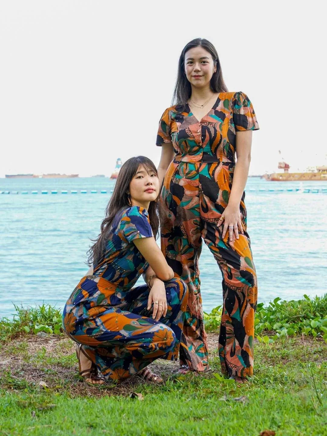 NIMBU | Calypso Women's Jumpsuit In Midnight Mosaic
