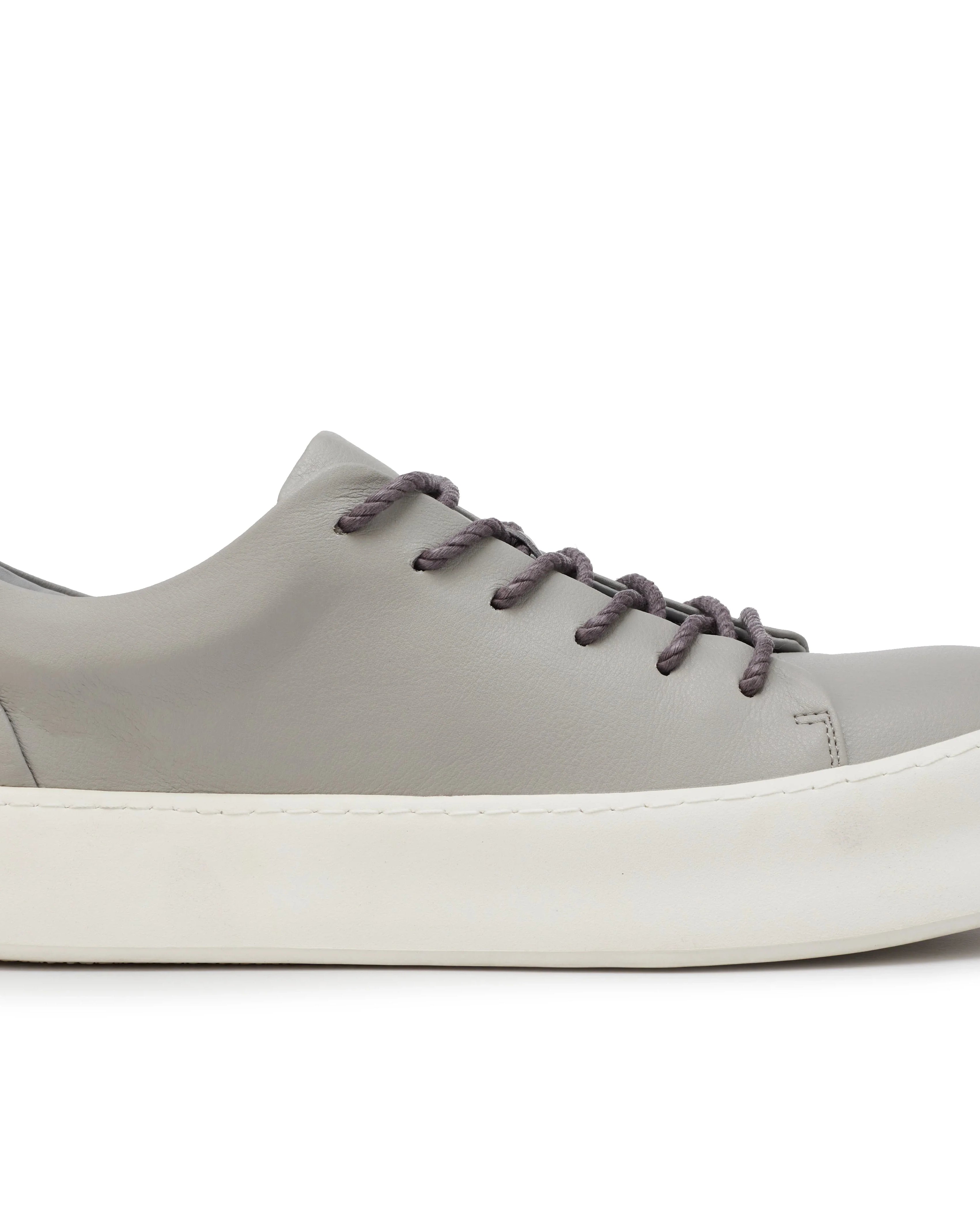 PROJECTWEAR | Fallon Low Cut Faux Leather Sneaker Grey