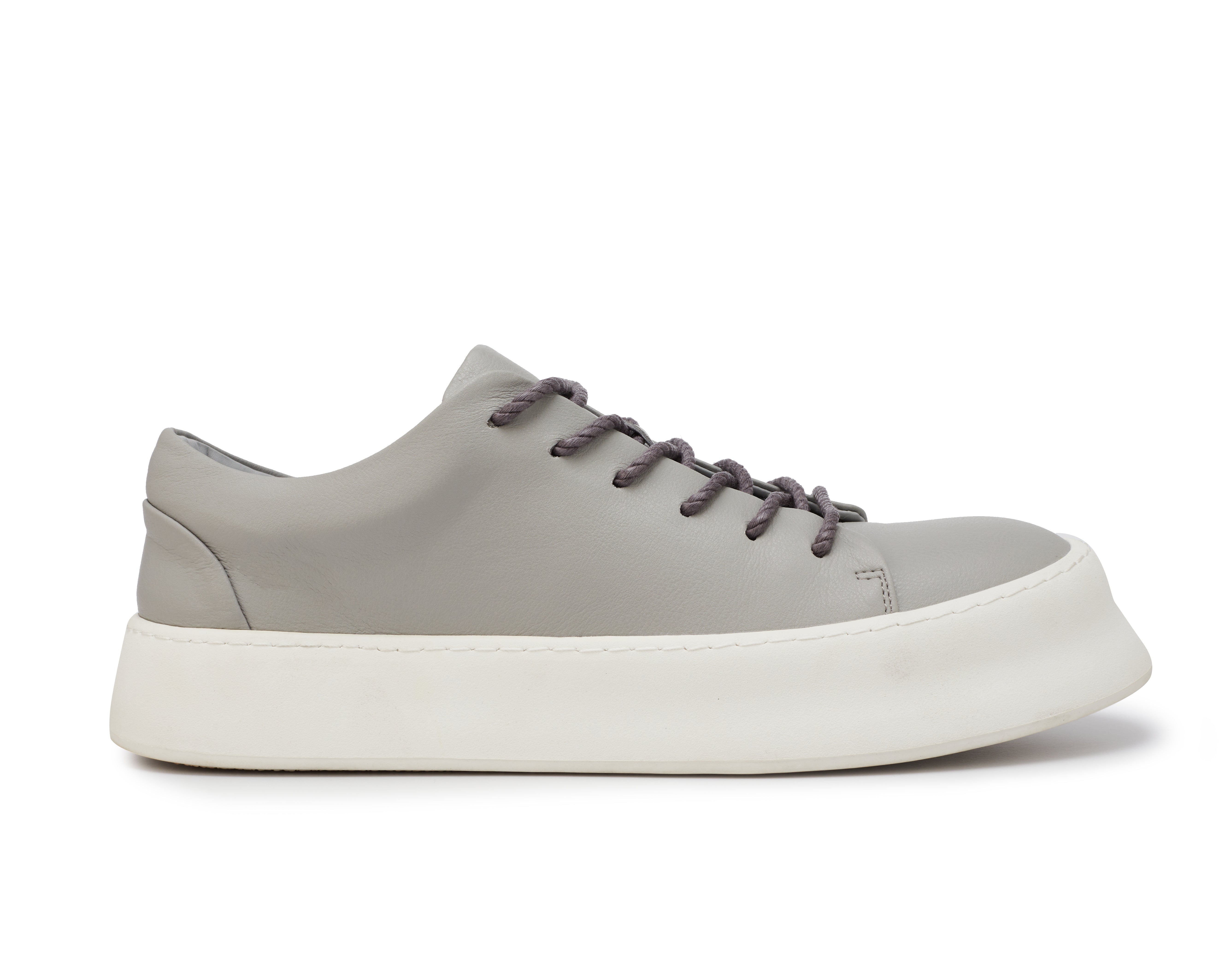 PROJECTWEAR | Fallon Low Cut Faux Leather Sneaker Grey