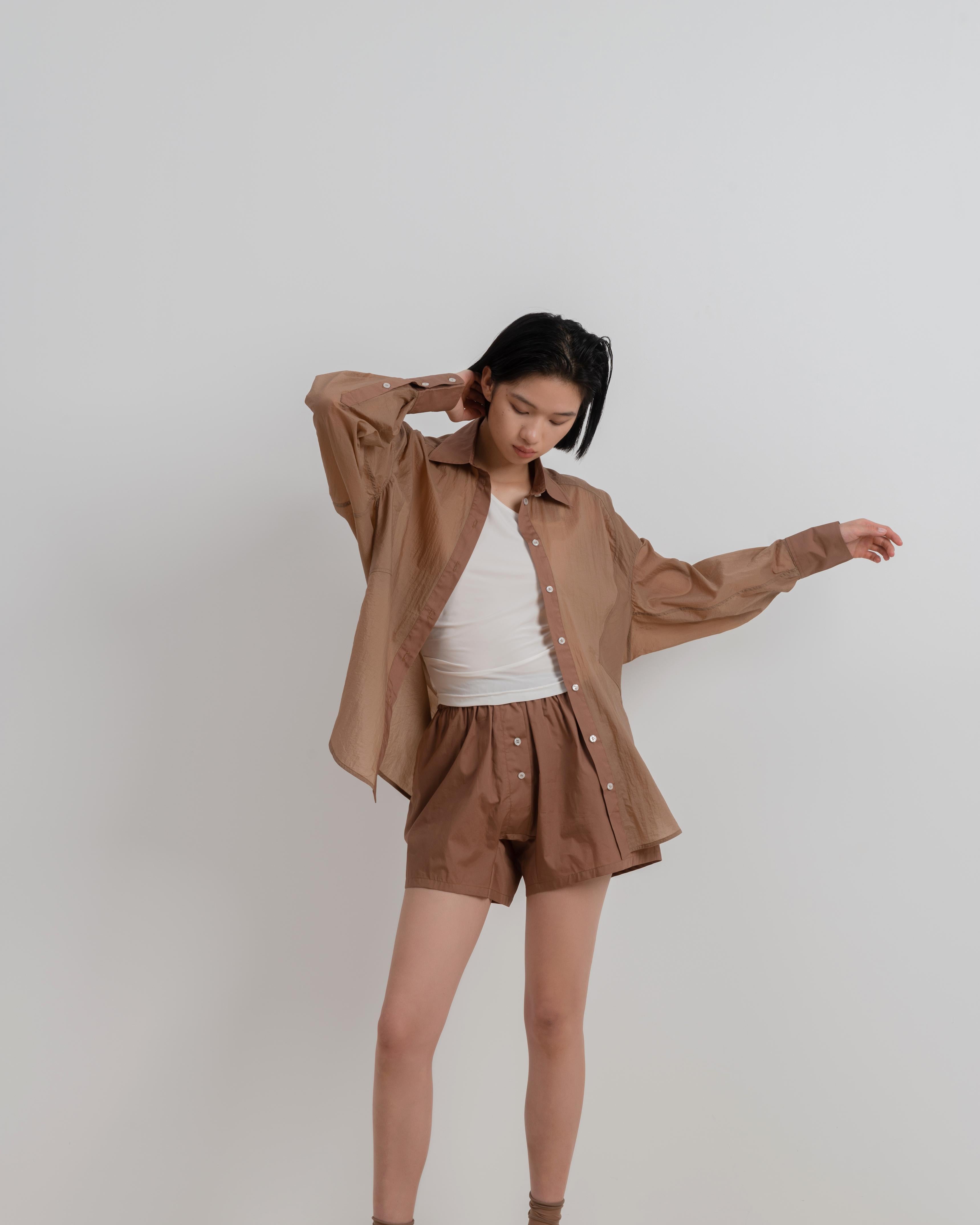 LAYERPLAN | Pieced Oversized Shirt Layers