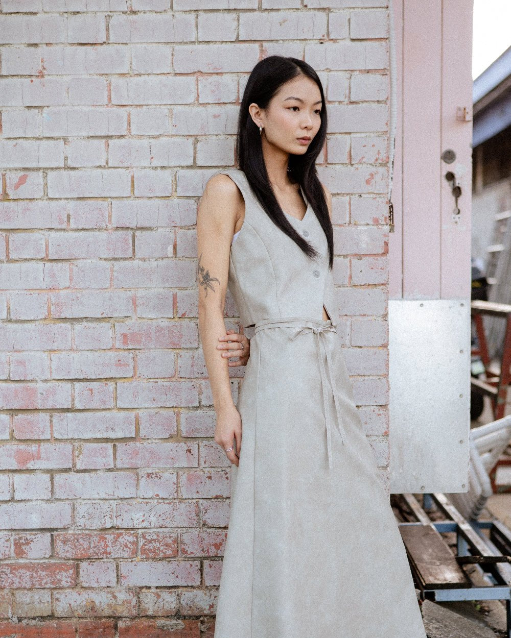 SAERO COLLECTIVE | Hae Structured Vest | Sand