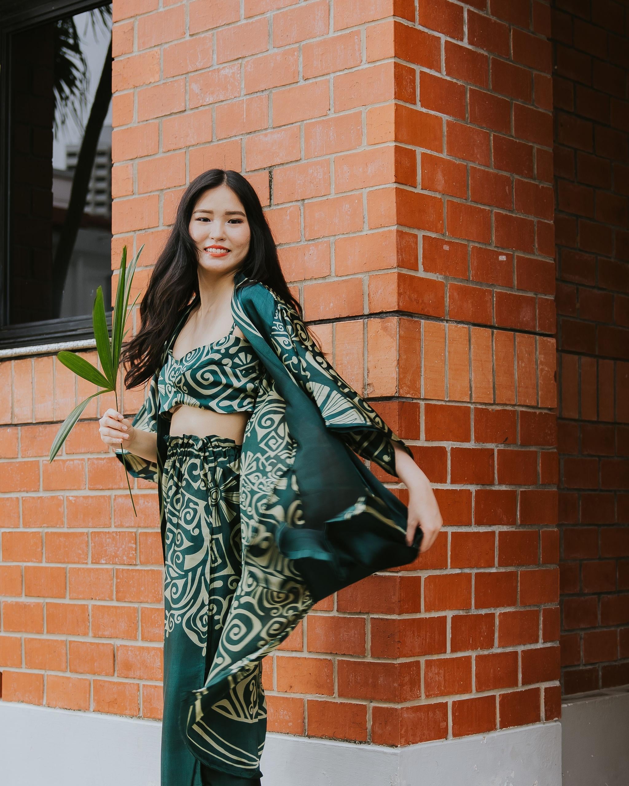 RAJA RANI | Modal Silk Long Kimono