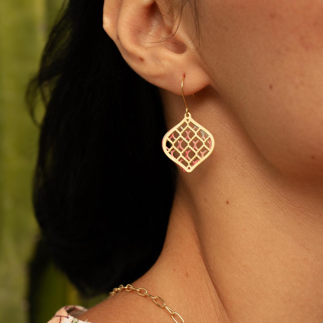 EMBRACE JEWELLERY | Woven Leaves Earrings