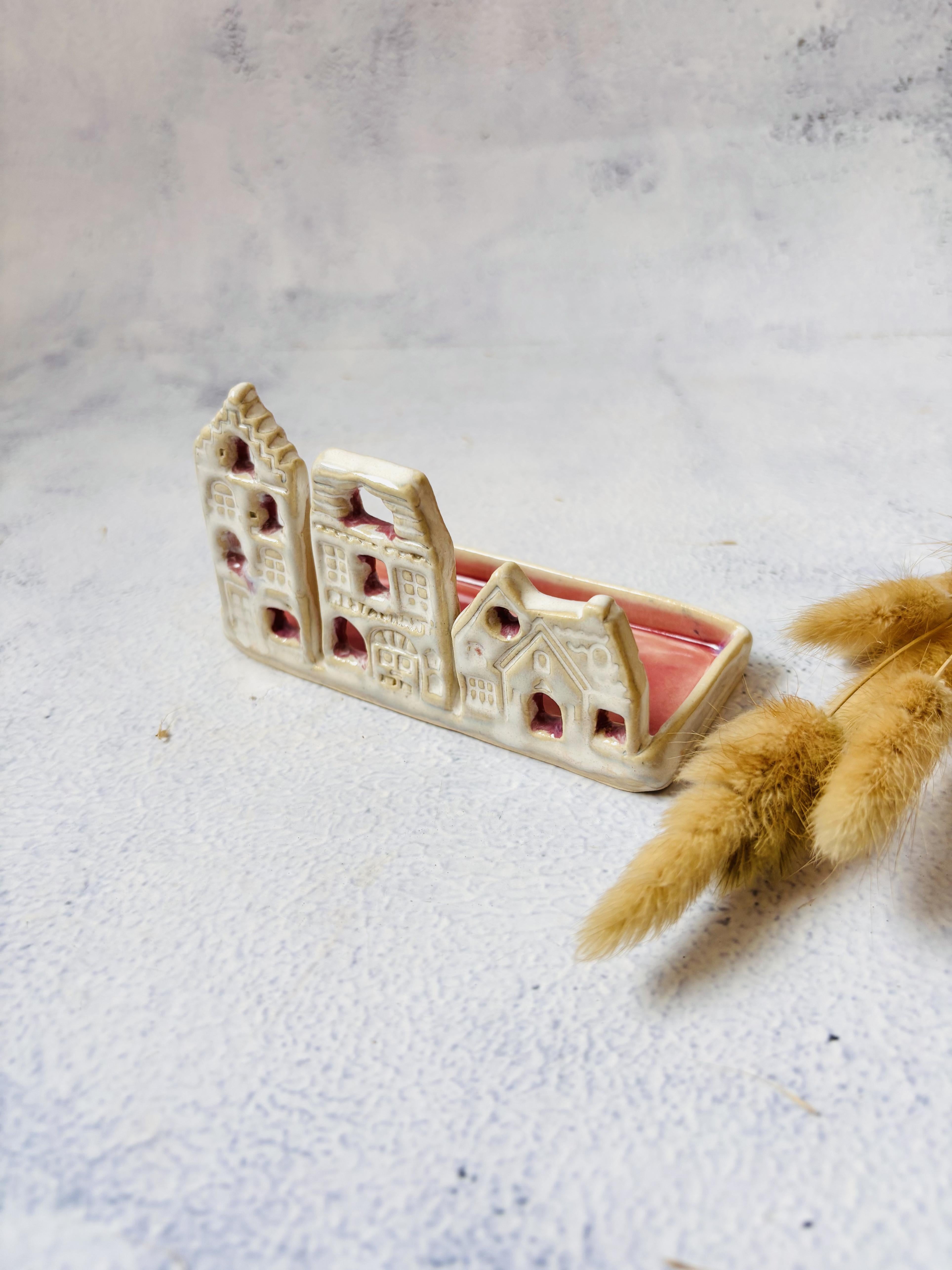 CERAMICS BY JAS | 20. Handmade Ceramic House Tealight Holder - Set of 5