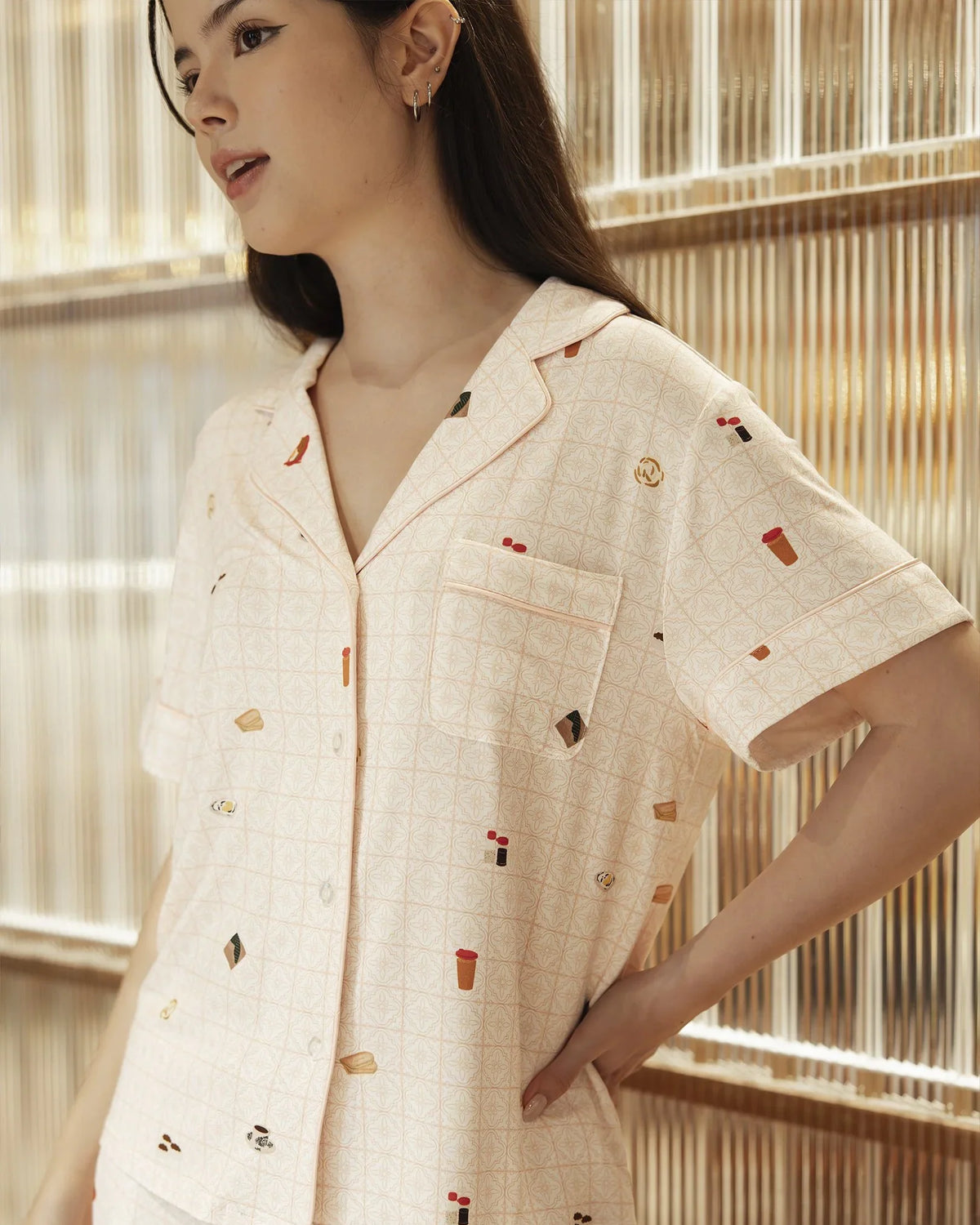 SELENIGHTCO | Signature Pants Set | Kopitiam Blush