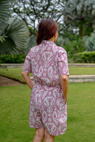 NIMBU | Ankara Mauve Womens Cotton Playsuit