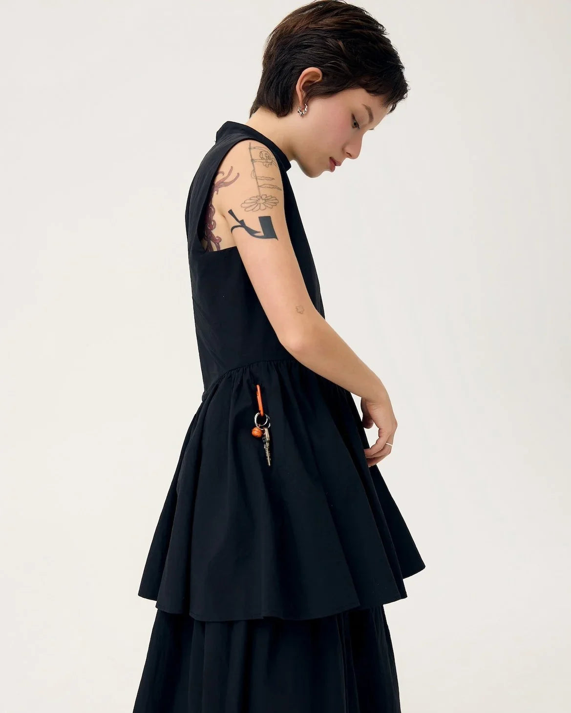 3EIGHTH | Ukabu Dress in Toner Black