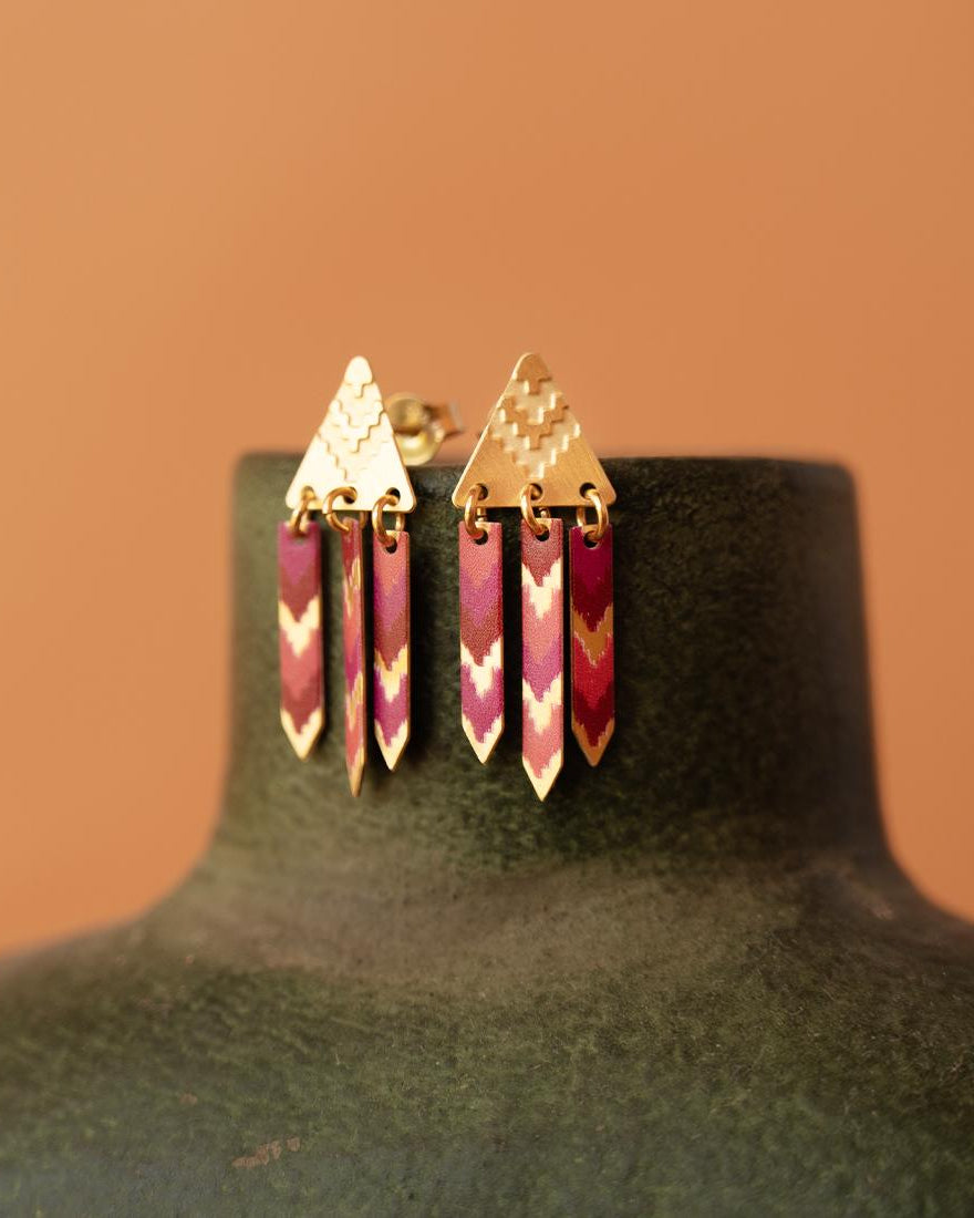 EMBRACE JEWELLERY | Chevron Tassel Earrings