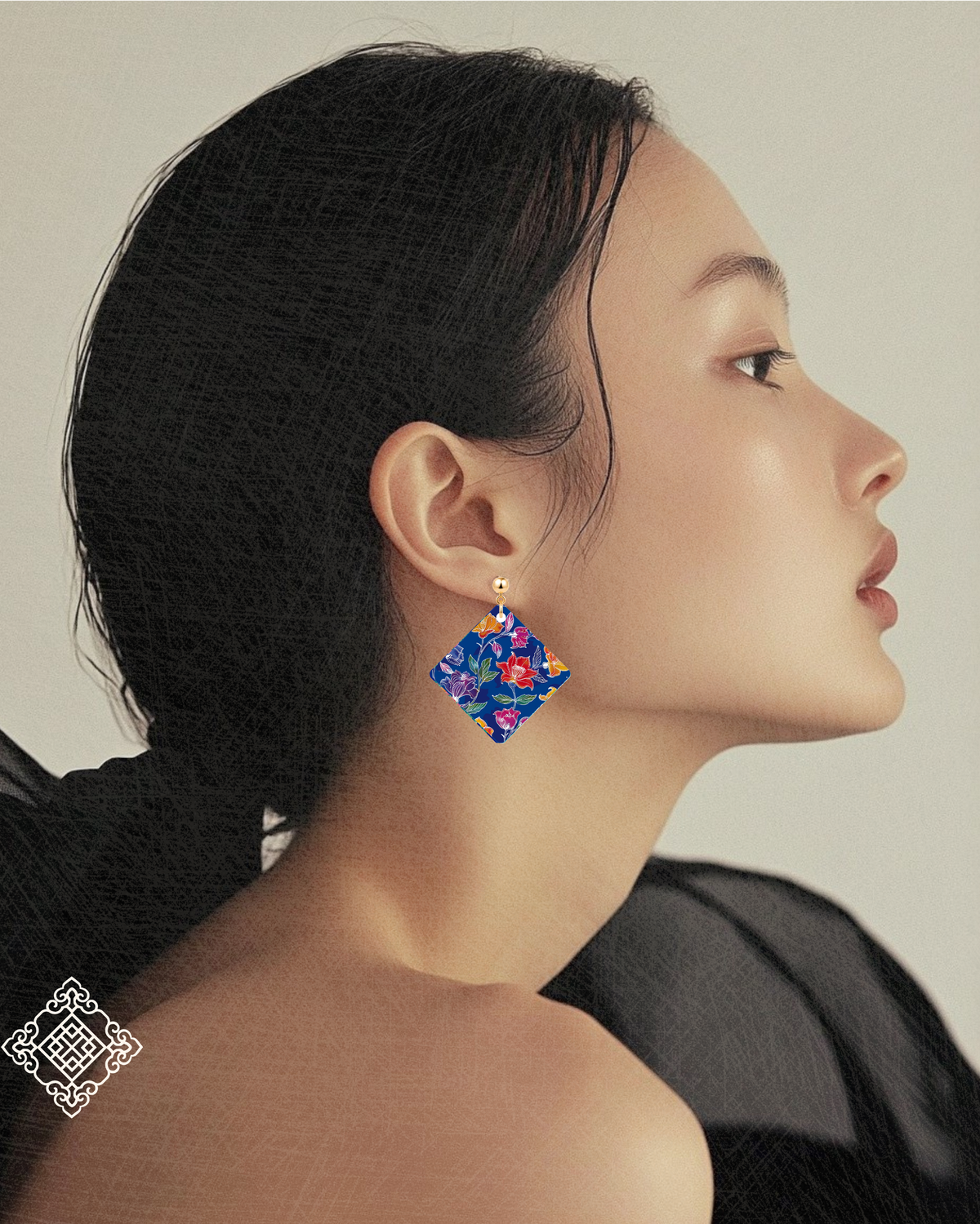 THE ANTECEDENT STORE | Batik Garden City Earrings | Stories Of Singapore