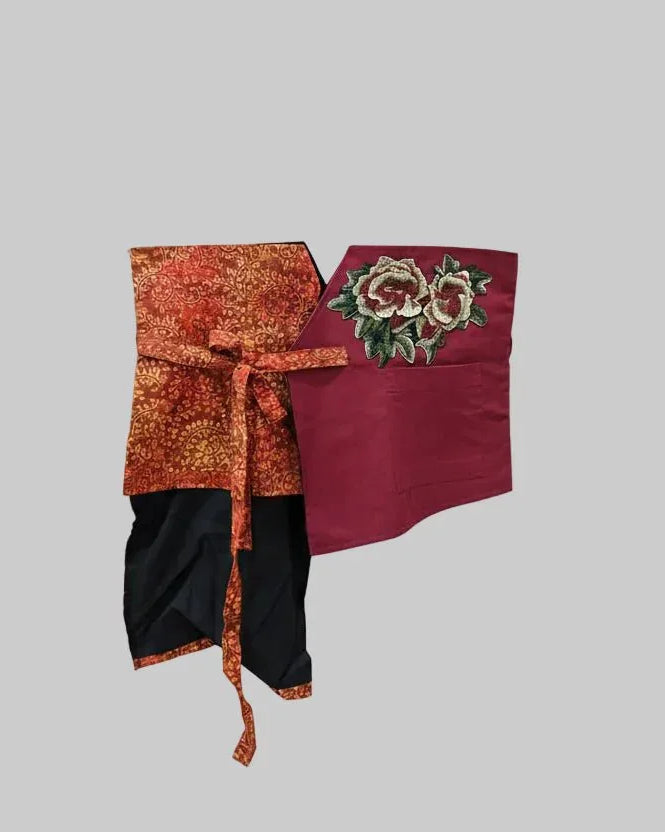 NYANA NYANA | Patchwork Embroidery Batik Obi Belt