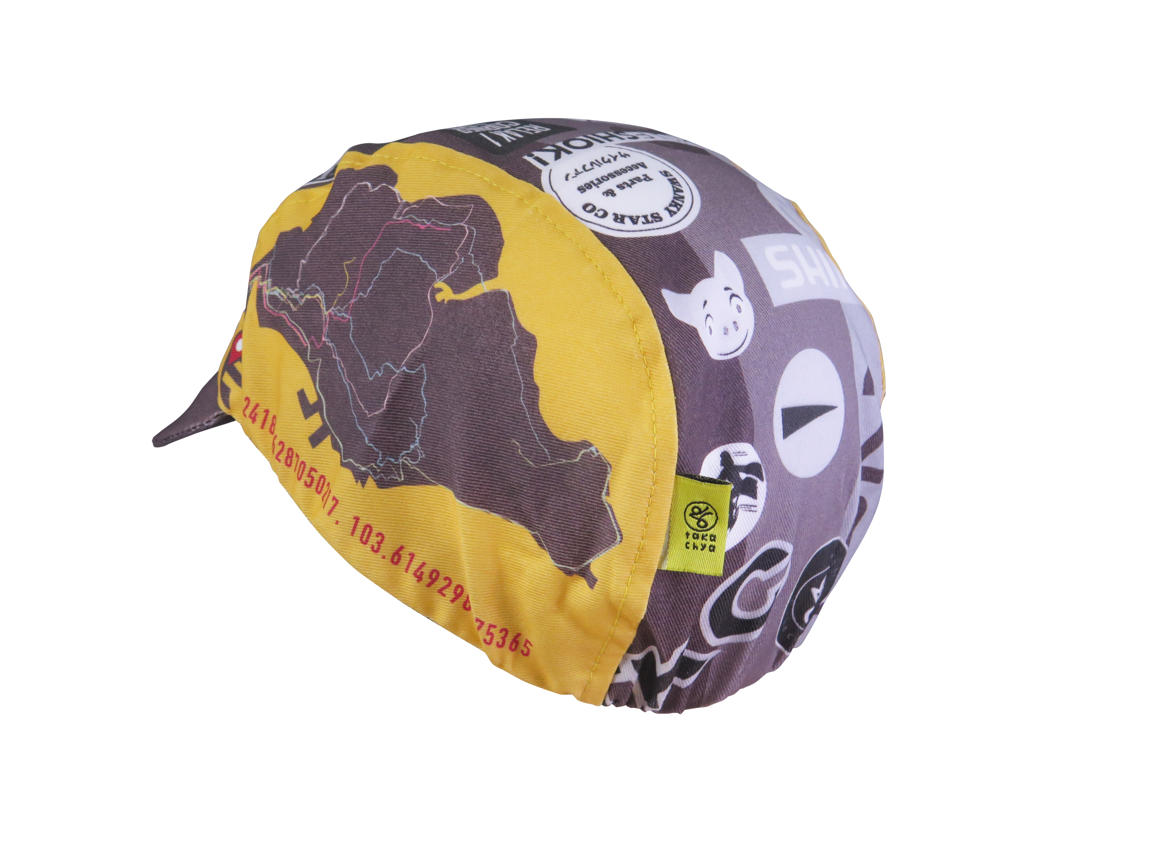 A DESIGN BY TAKACHYA | Cycling Cap - Mission to Tuas Grayscale