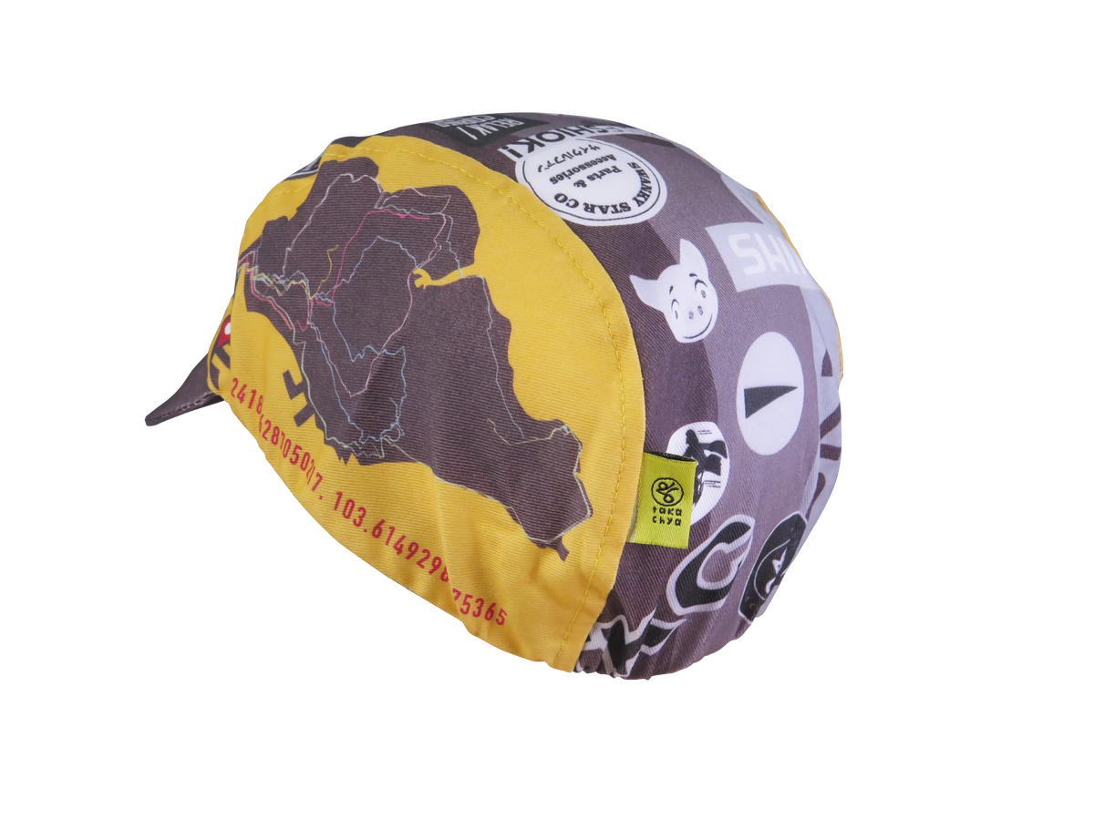 A DESIGN BY TAKACHYA | Cycling Cap - Mission to Tuas Grayscale