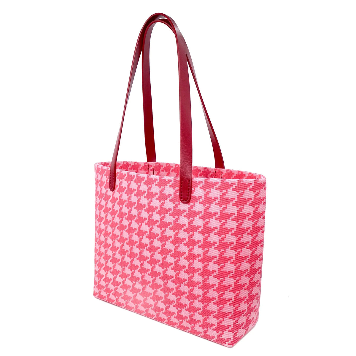 COCOONESE | Zipper Top Tote Bag - Houndstooth Check (PK)