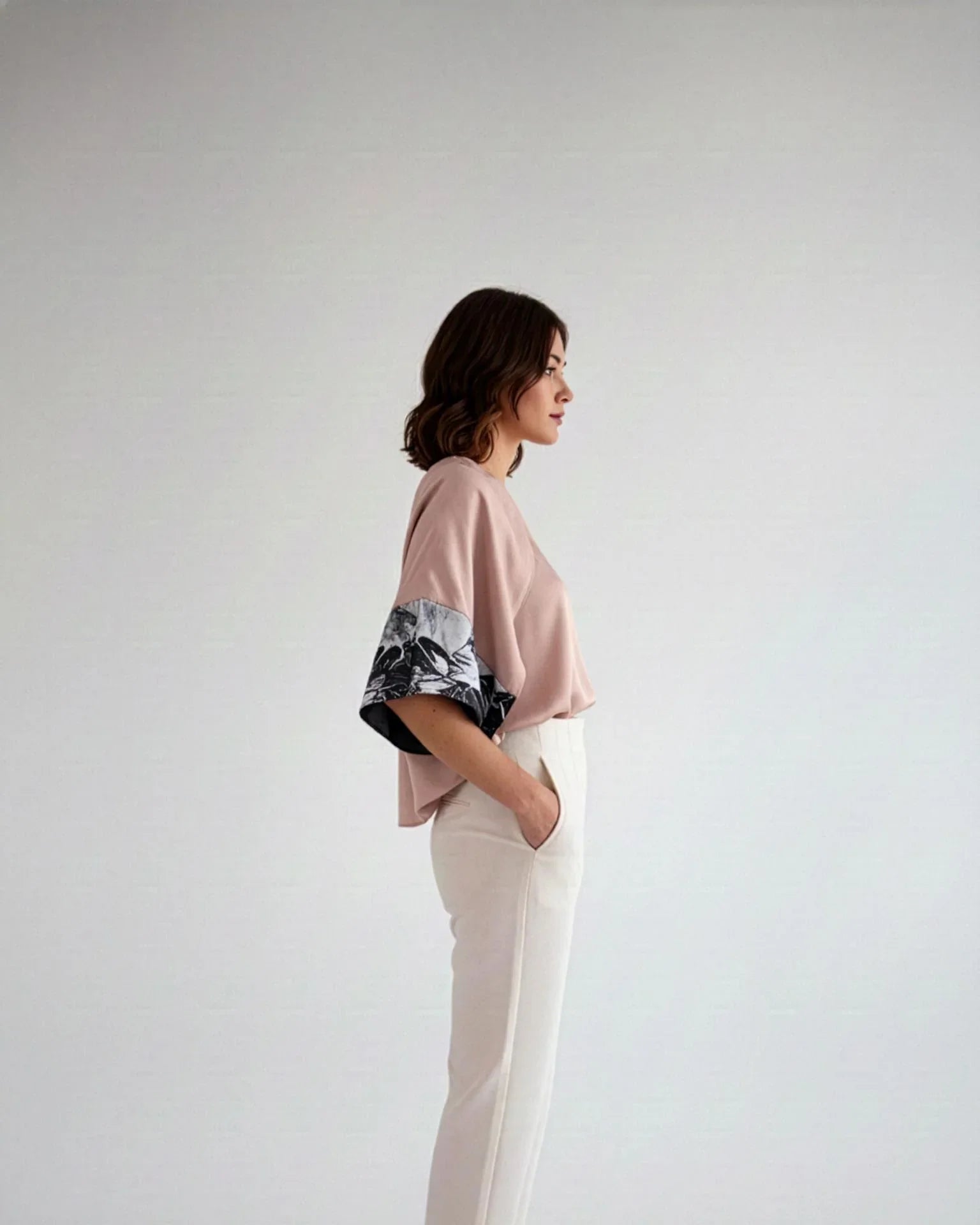 WOLF & BYRD | Blush Tides Blouse