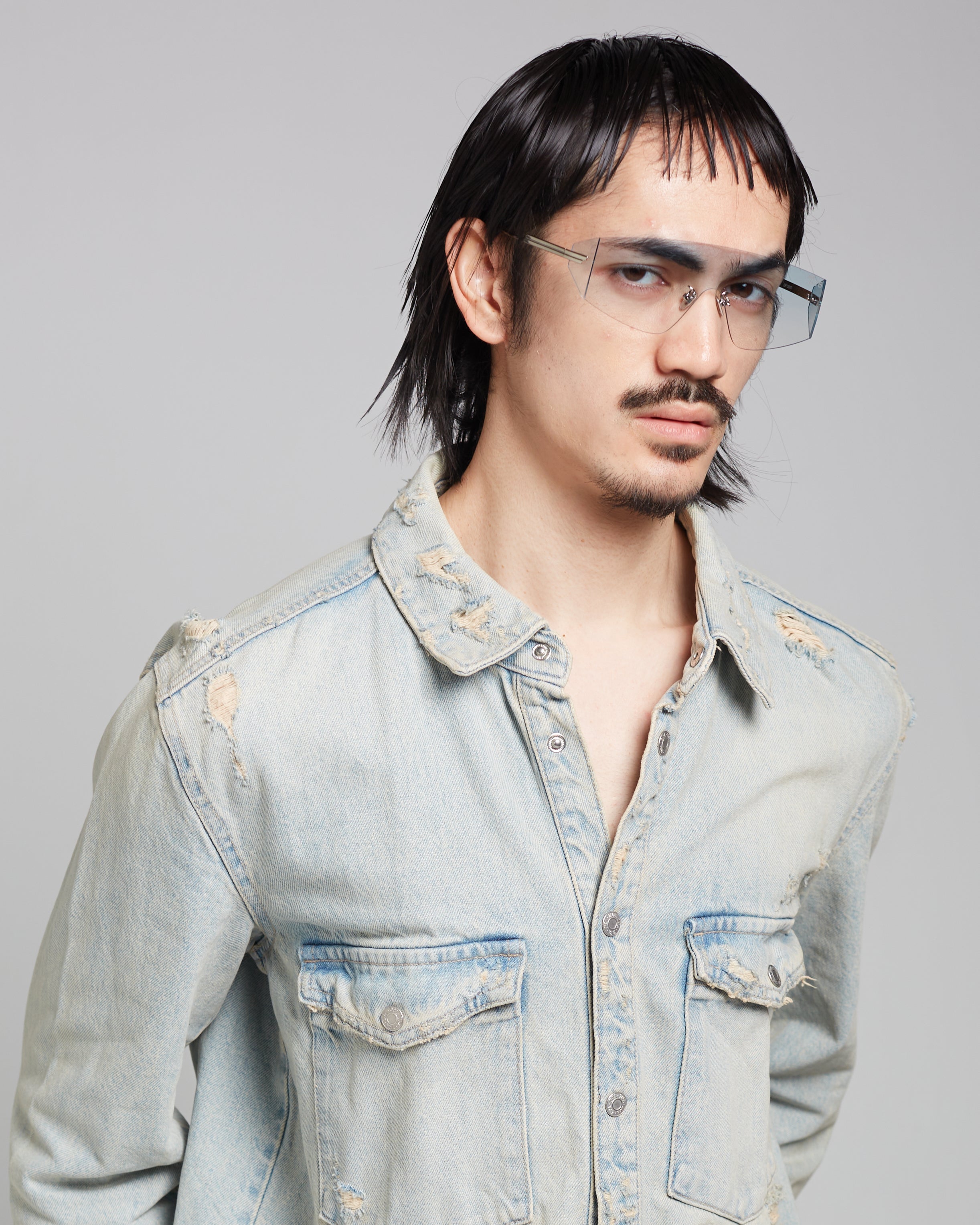 PROJECTWEAR | Eagan Sunglasses Silver/Blue