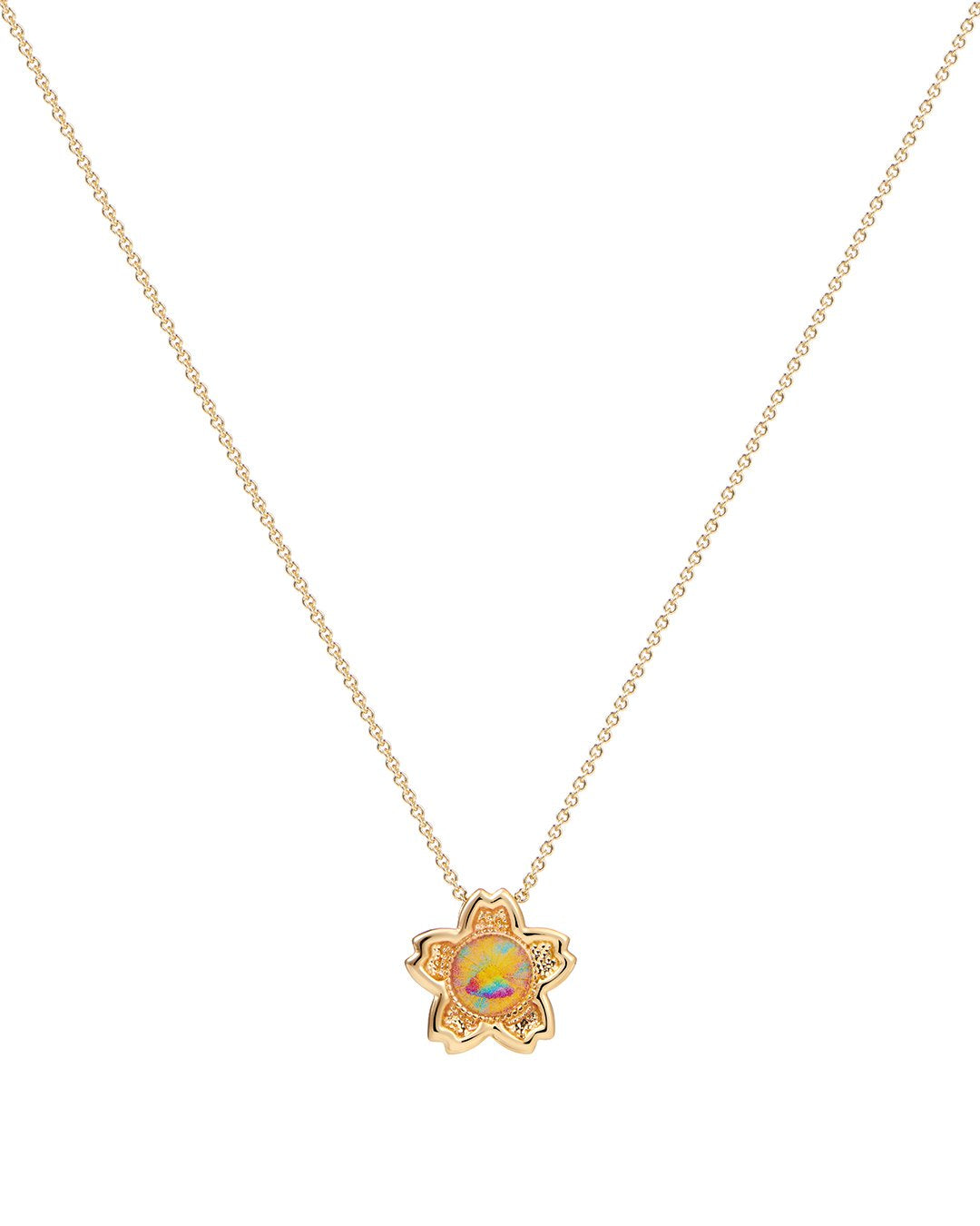 RARE BIRD COLLECTION | Lia Rosette Pendant Necklace Hope