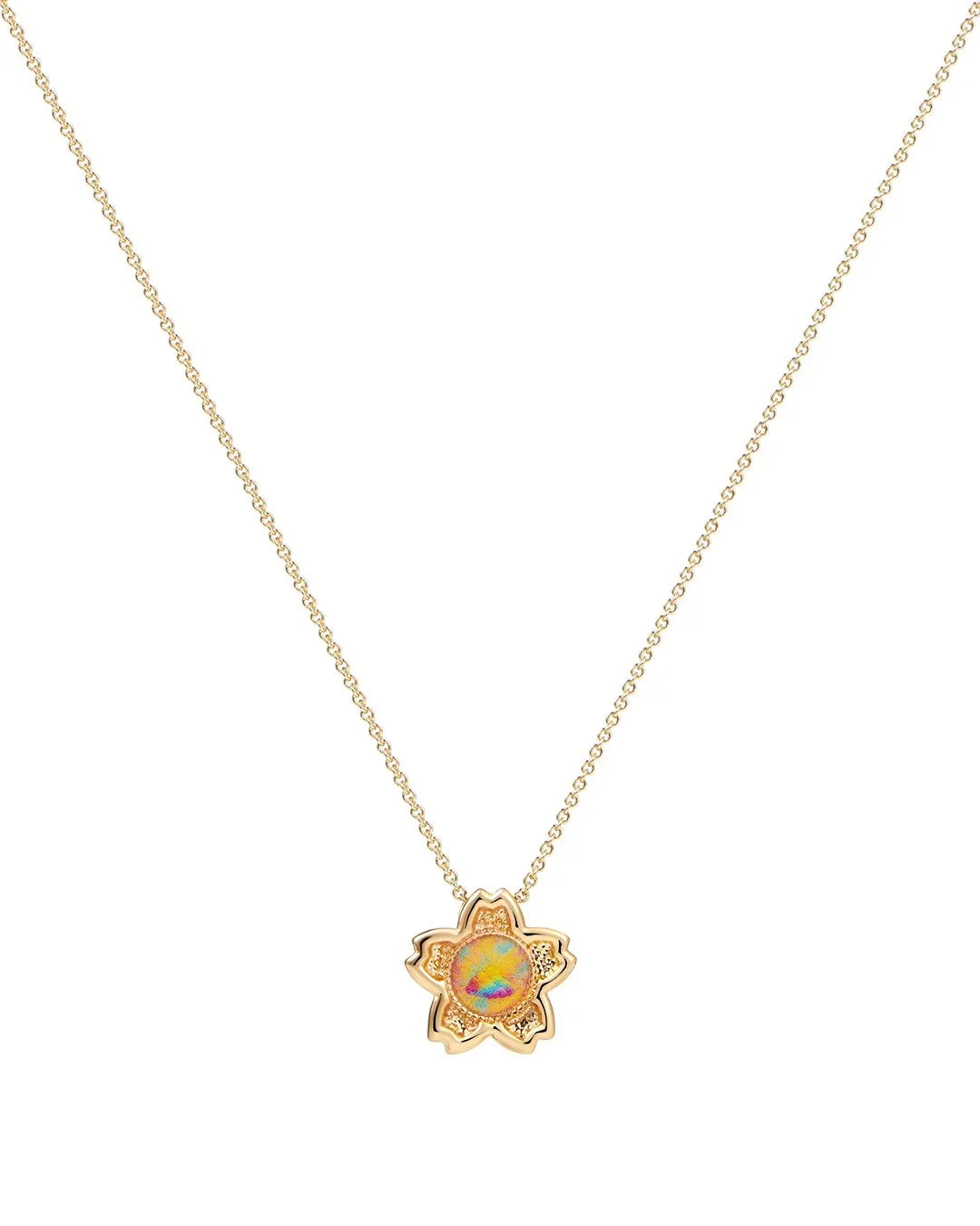 RARE BIRD COLLECTION | Lia Rosette Pendant Necklace Hope