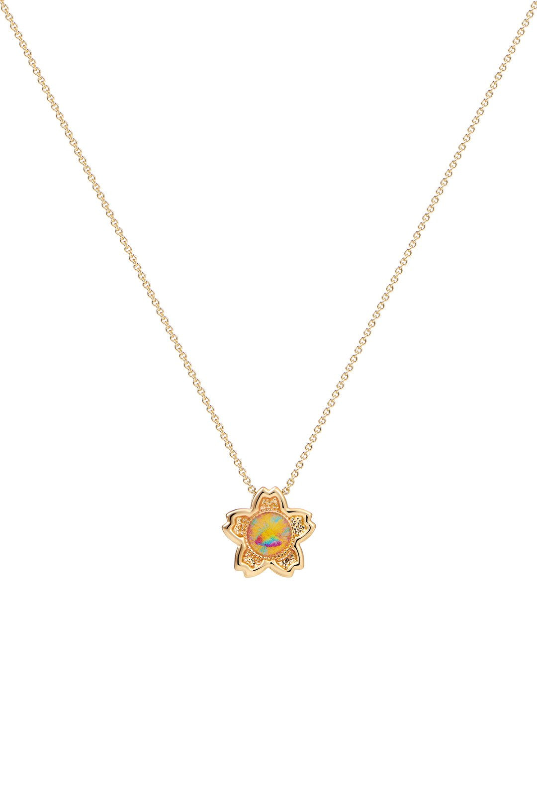 RARE BIRD COLLECTION | Lia Rosette Pendant Necklace Hope