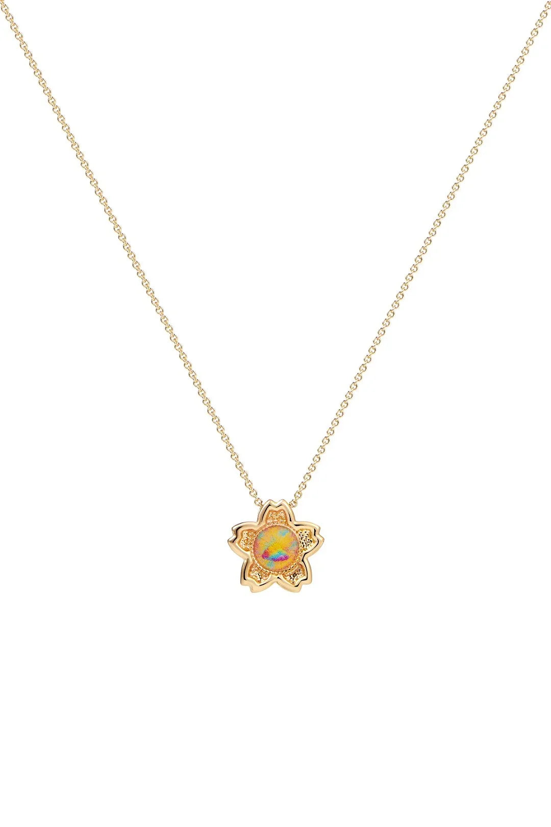 RARE BIRD COLLECTION | Lia Rosette Pendant Necklace Hope