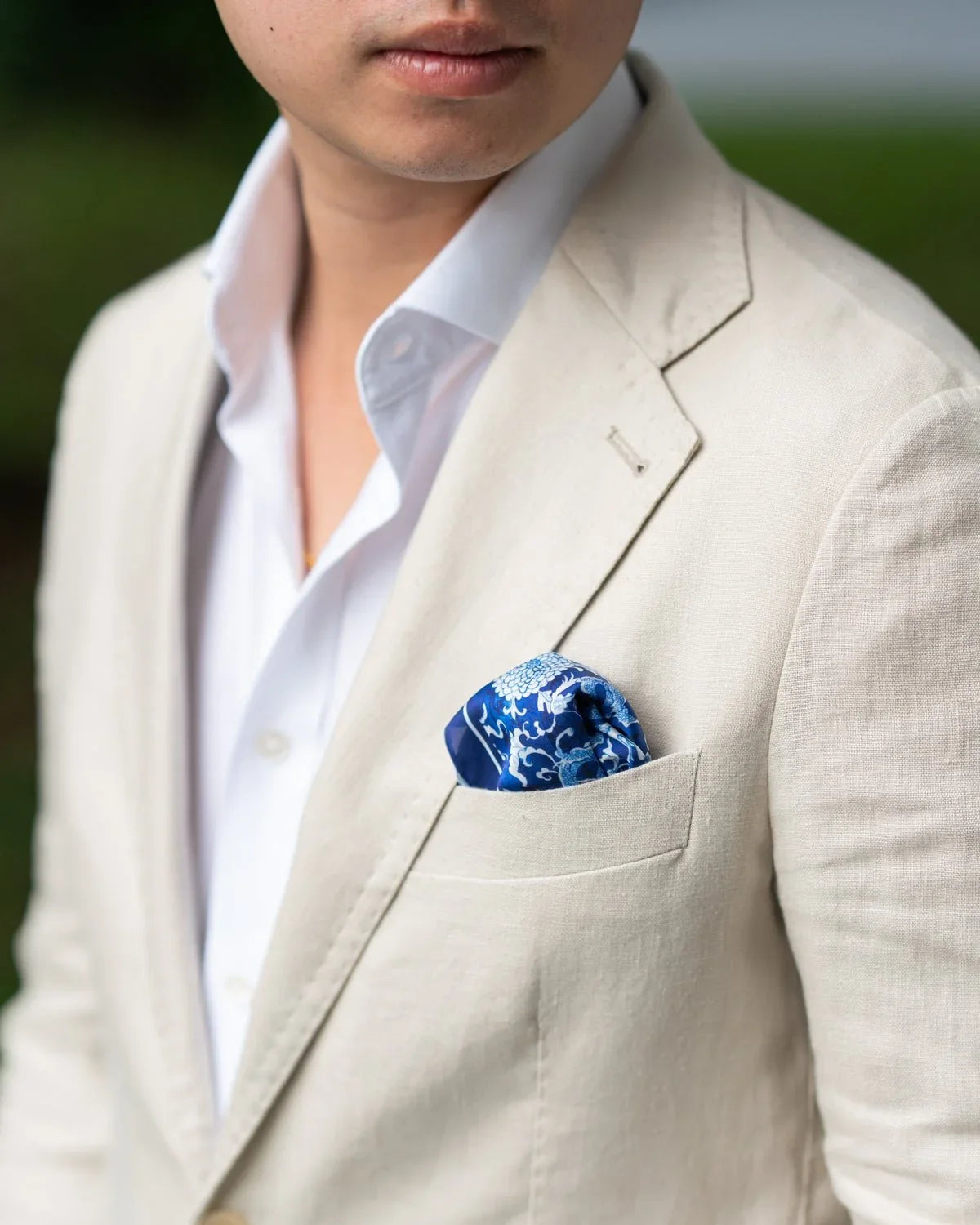 SINGLAPA | Dragon Pocket Square