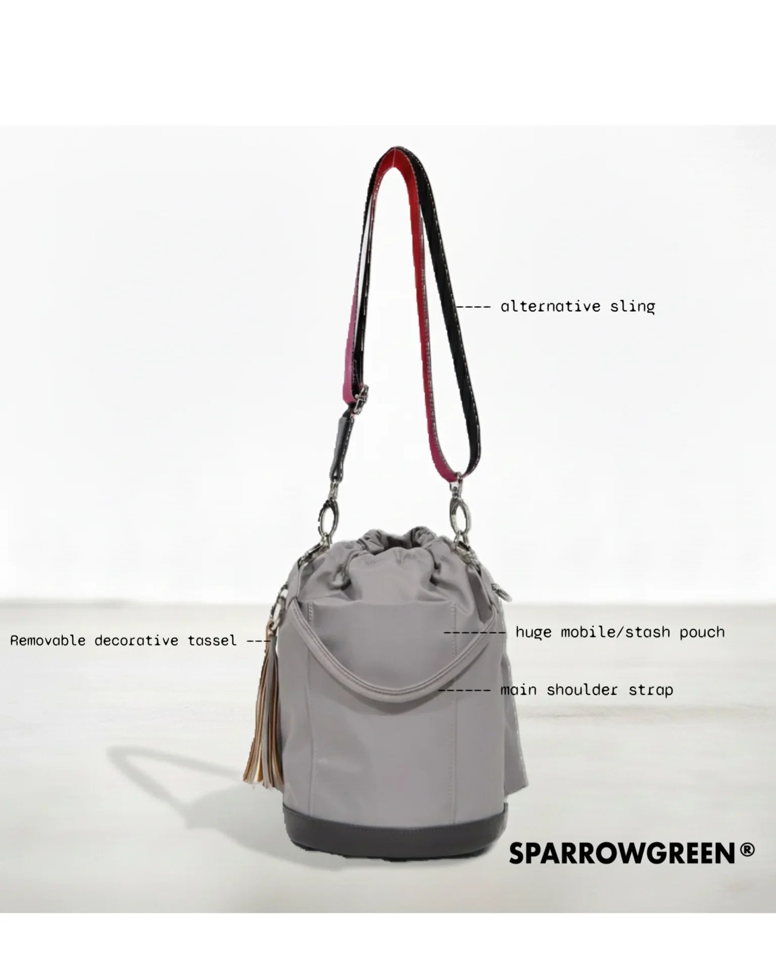 SPARROW GREEN | Brinkley Bucket Bag