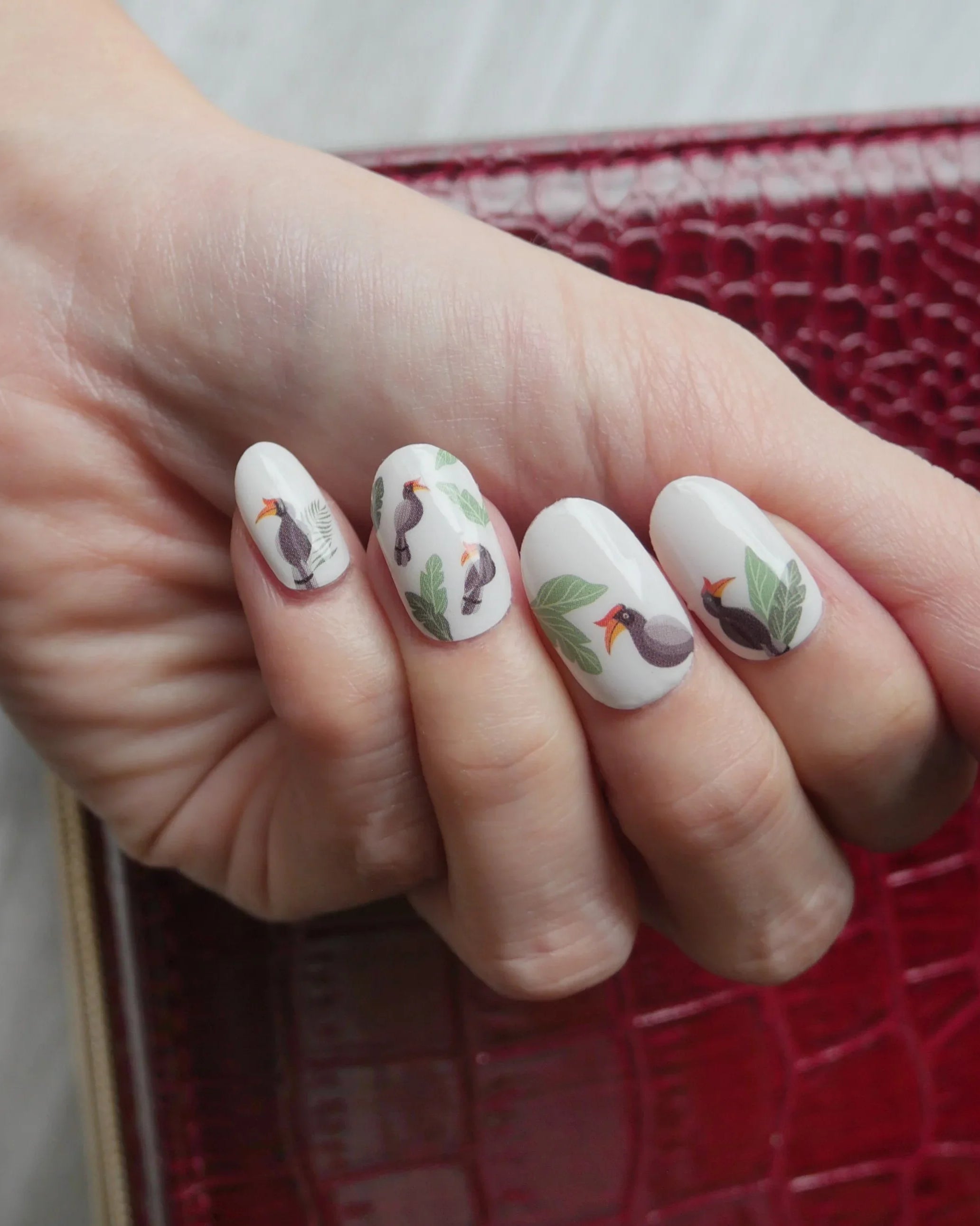 NODSPARK | Hornbill Nail Wrap Manicure