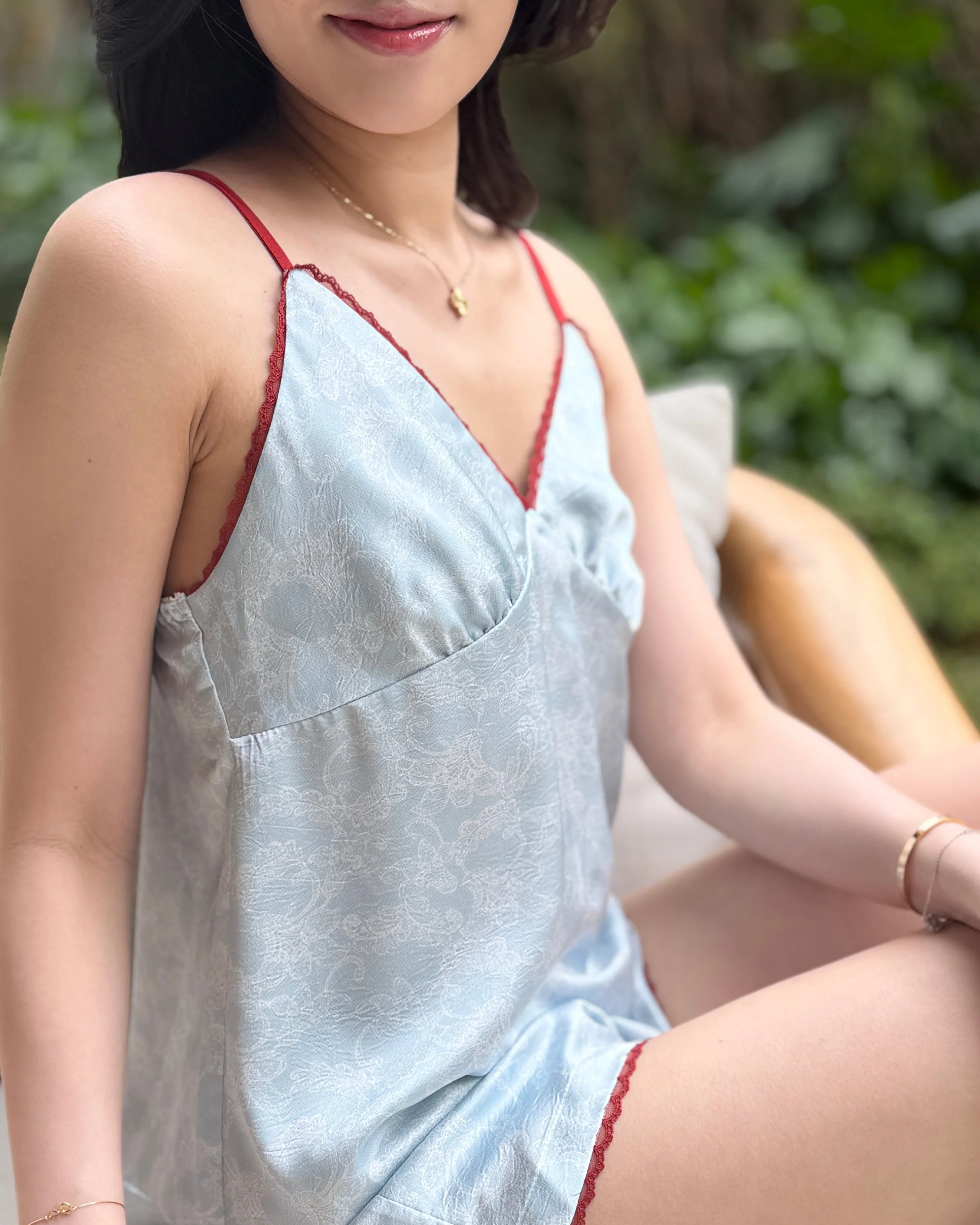 Lila Floral Cami Set - Bells & Birds