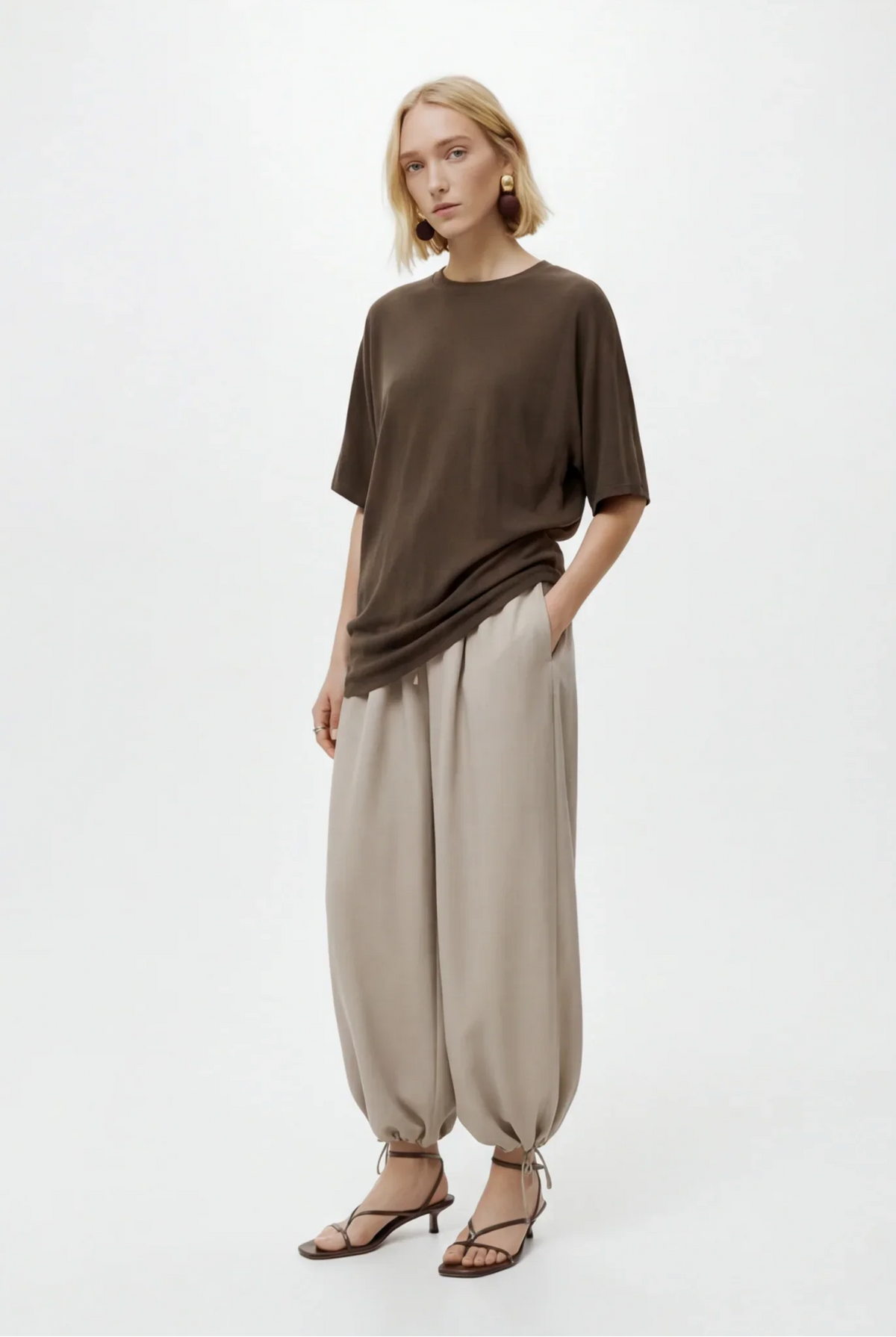 LAYERPLAN | Anouk Drape Asymmetric Tee