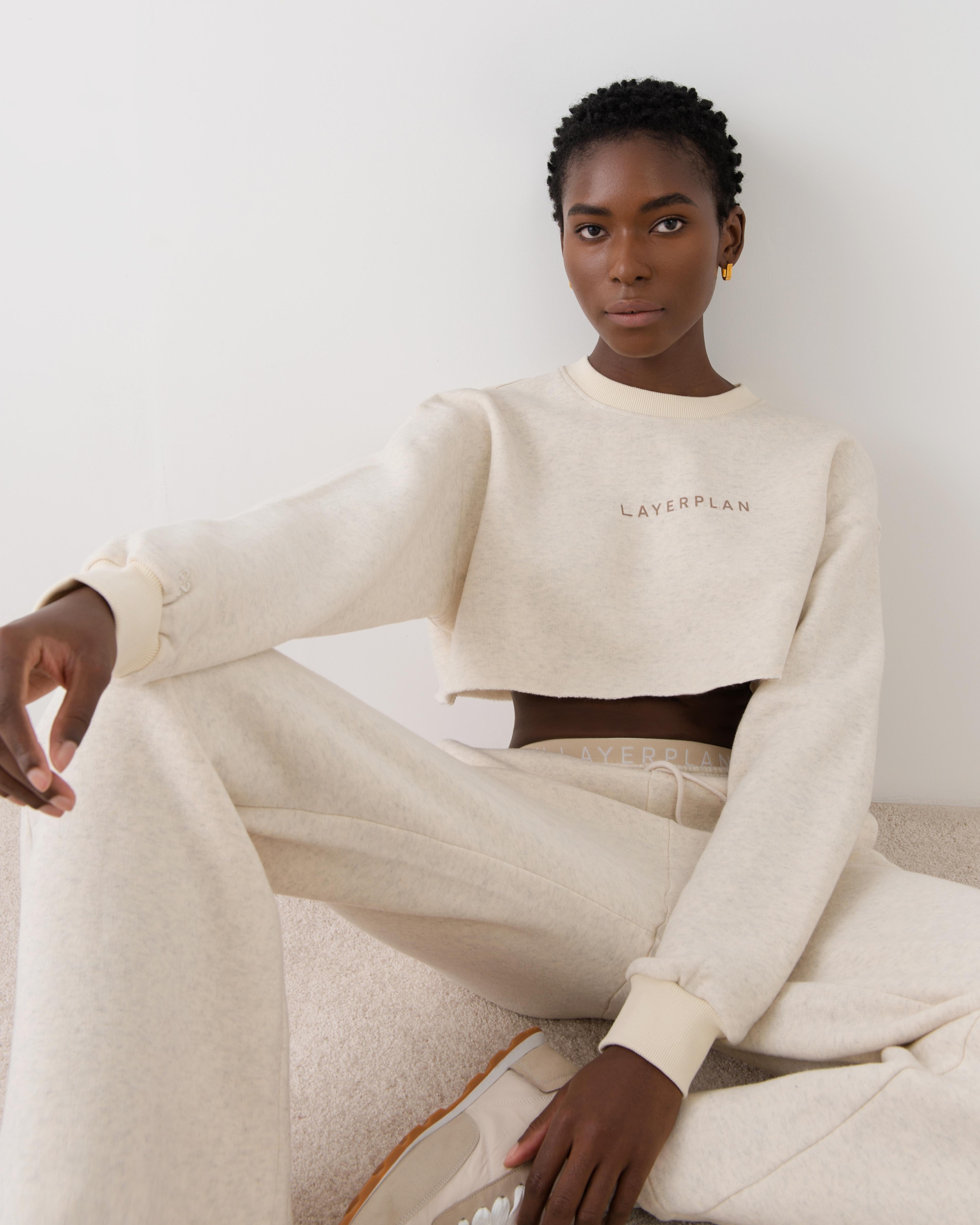 LAYERPLAN | LP Wideleg Logo Sweater Set