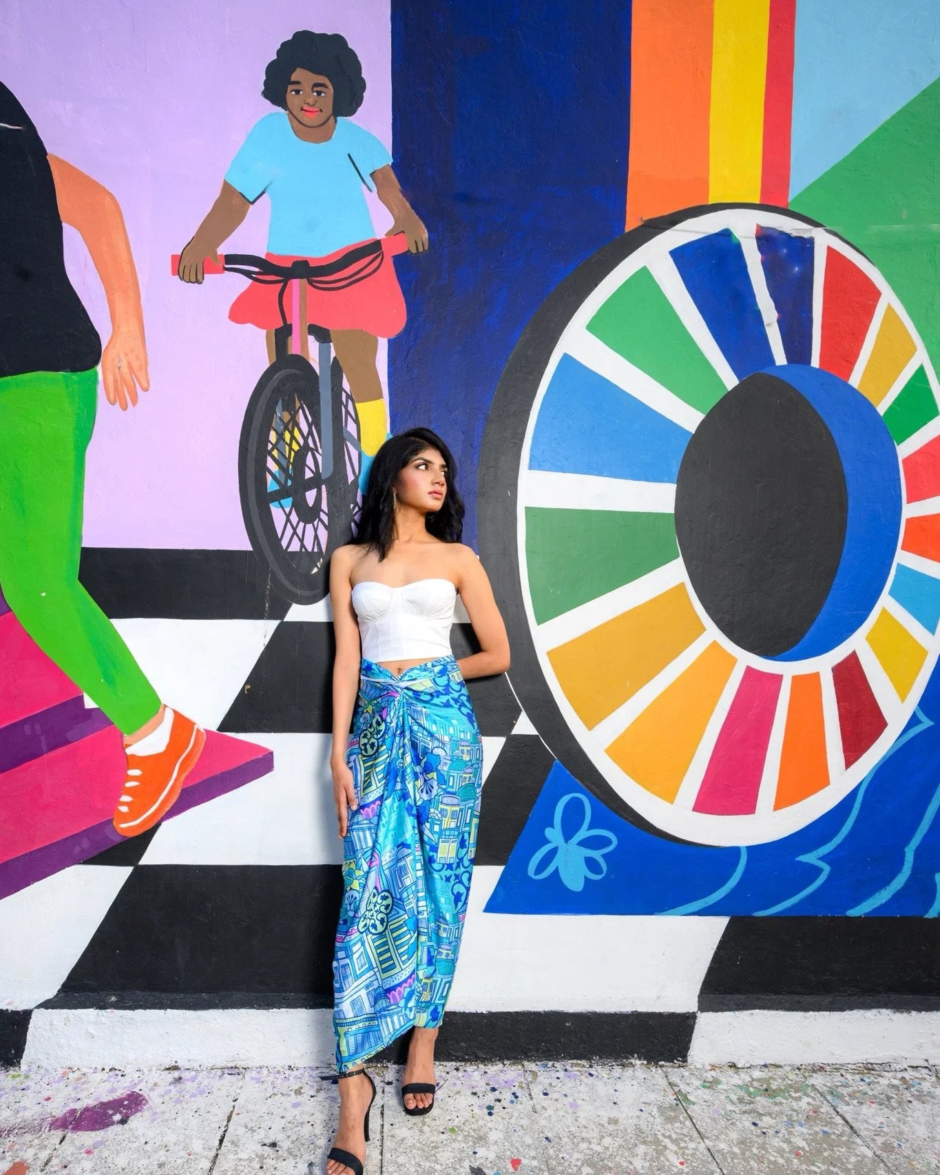 PHOTO PHACTORY | Jiwa Wrap Skirt | Joo Chiat Skirt Blue