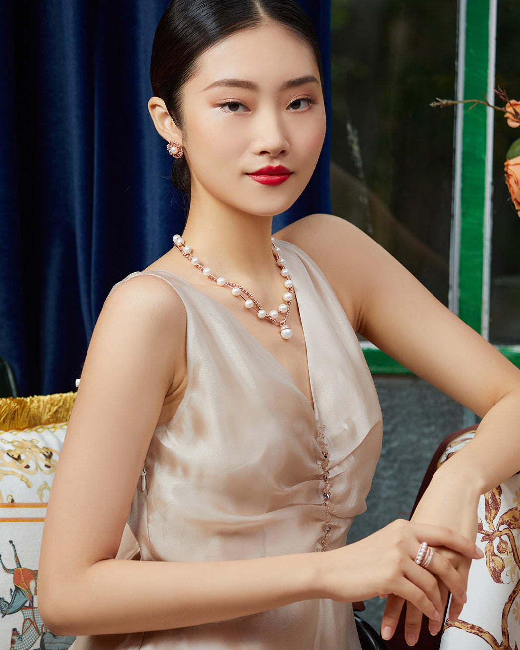 PEARLY LUSTRE | Asian Civilisations Museum Freshwater Pearl Necklace WN00218 | ACM Collection